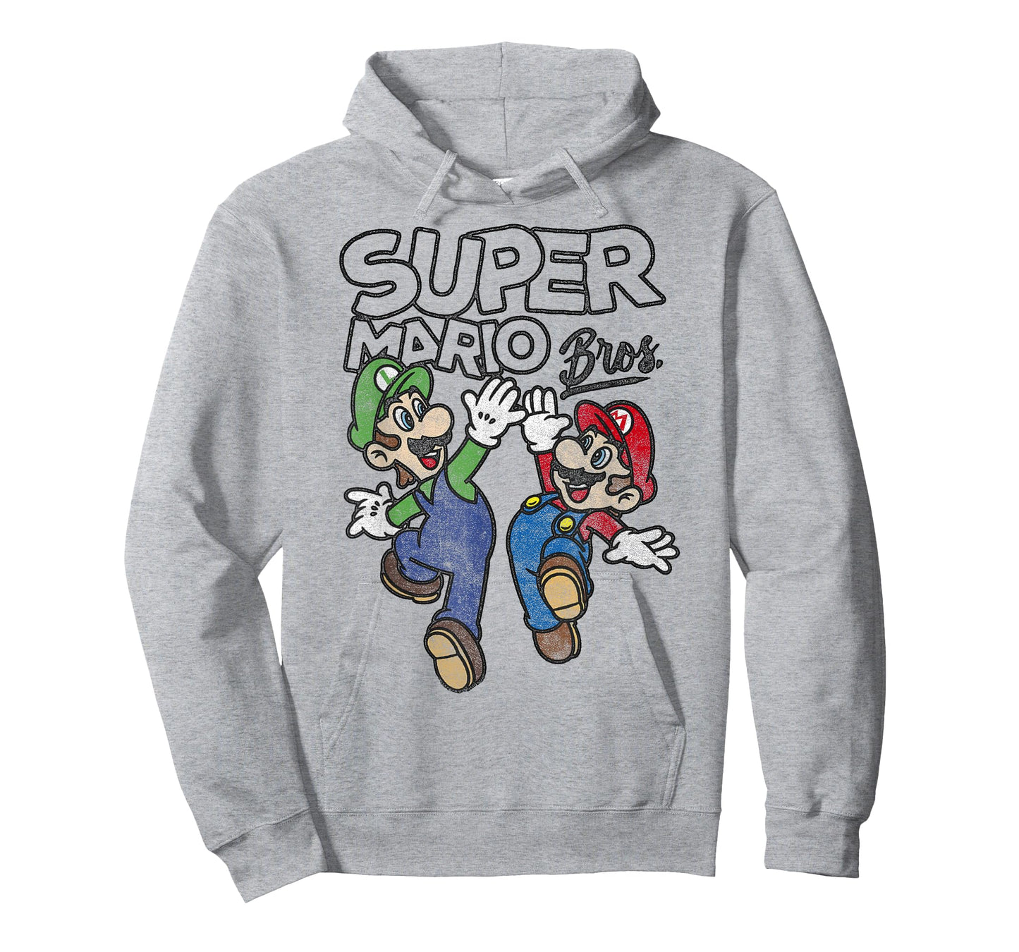 Super Mario Bros. Luigi And Mario High Five Portrait T-Shirt