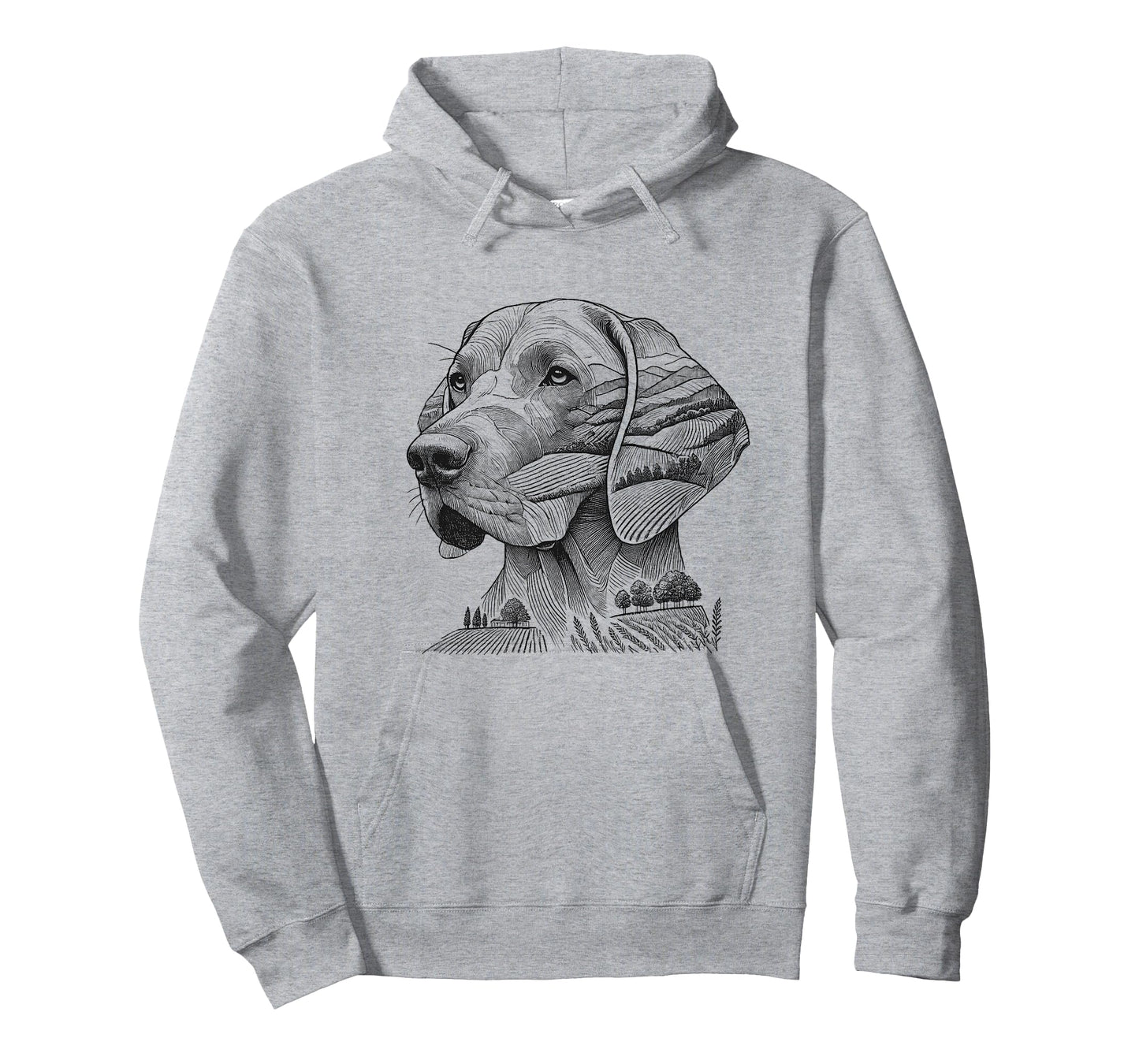 Weimaraner Nature Memorial Design For Dog Owner T-Shirt