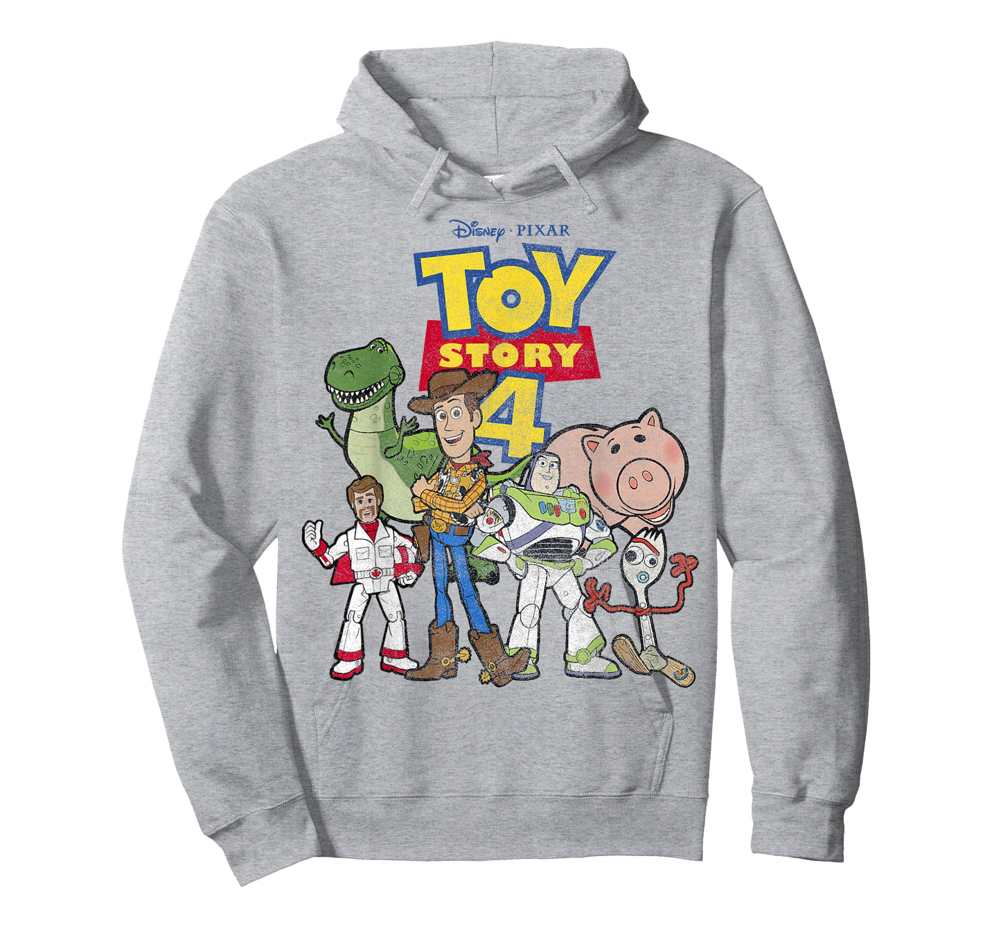 Disney Pixar Toy Story 4 Main Cast Movie Logo Poster T-Shirt