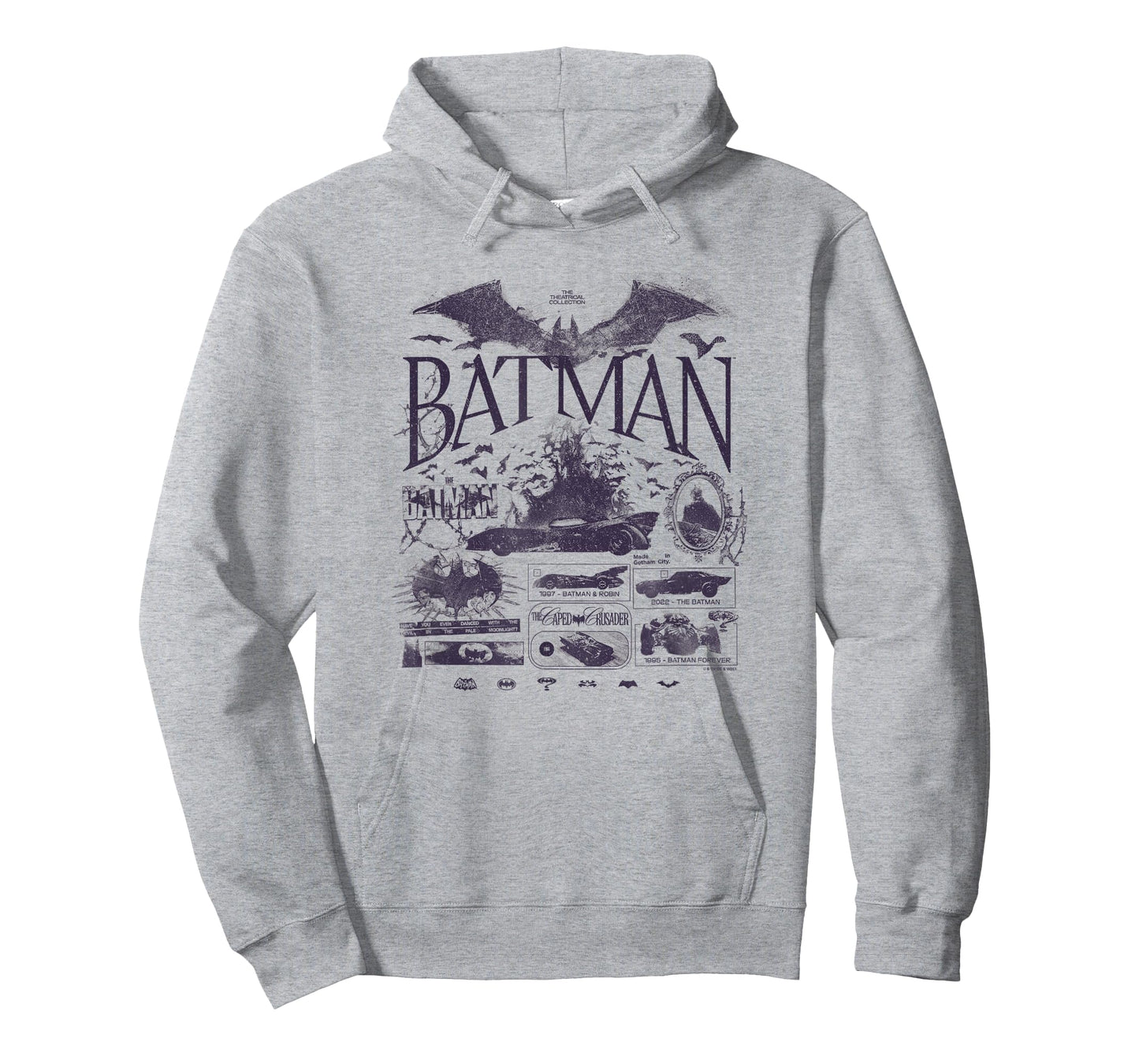 DC Comics Batman Vintage Faded Batman Movie Logo Box Up T-Shirt