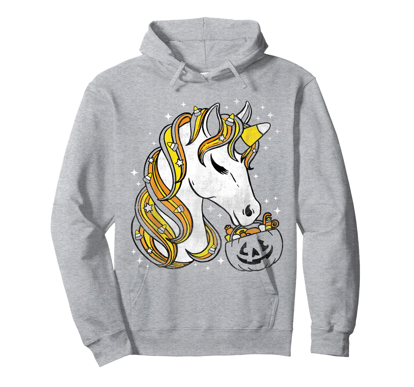 Cute Candy Corn Unicorn Halloween Top T-Shirt