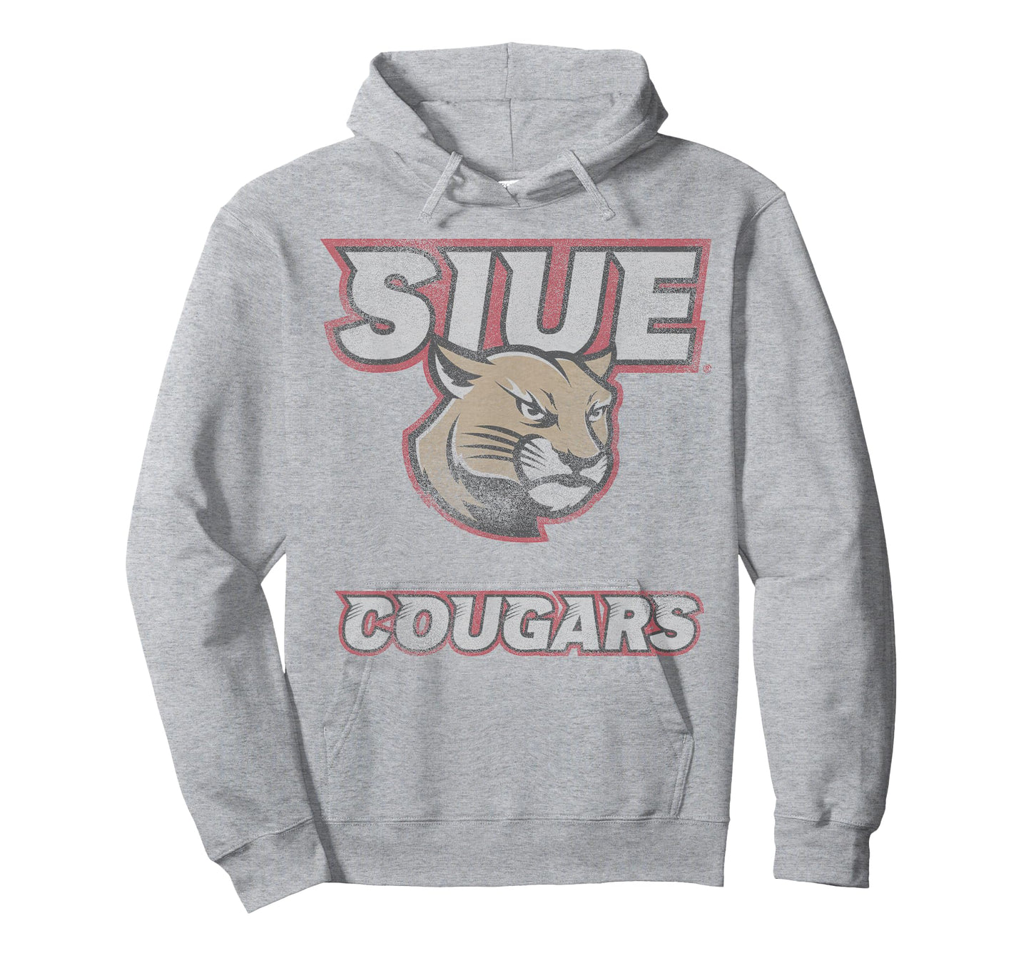 Southern Illinois Edwardsville Cougars Vintage Worn Gray T-Shirt