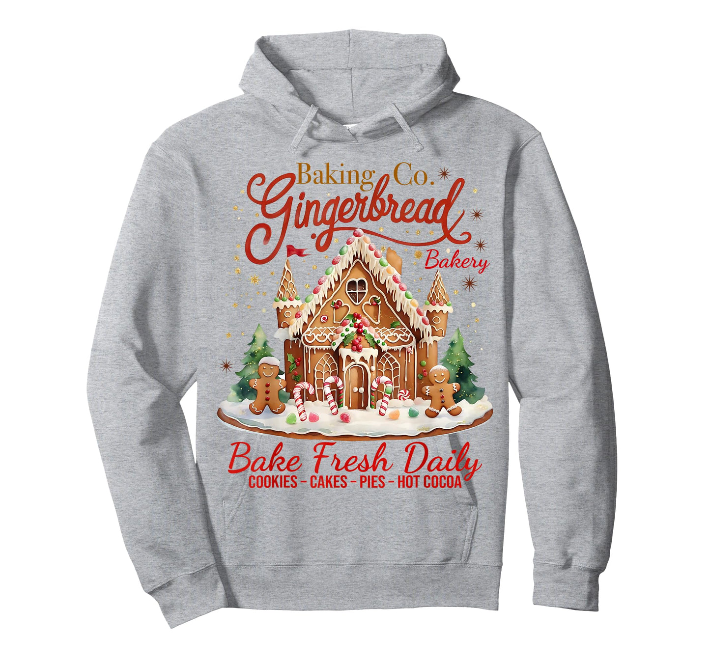 Gingerbread Baking Co Bake Fresh Daily Art T-Shirt