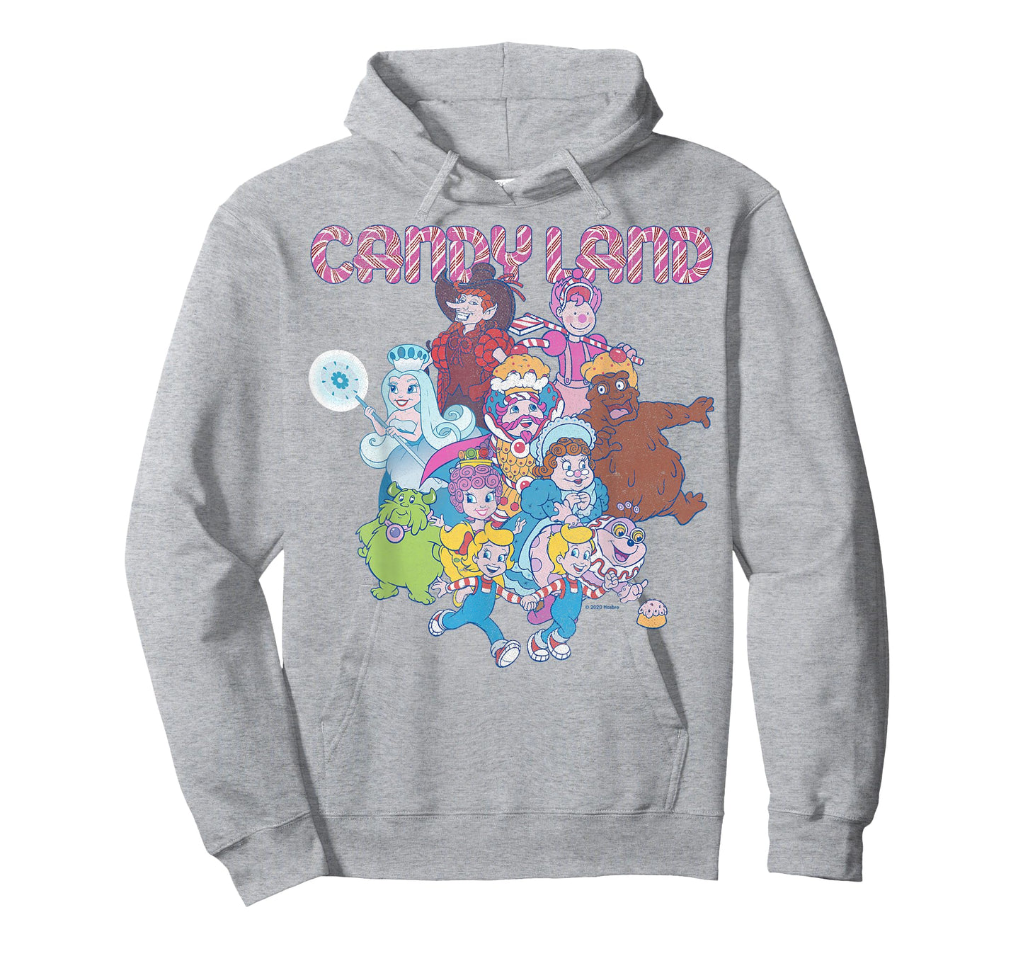 Candy Land Retro Game Characters Group Shot Logo T-Shirt