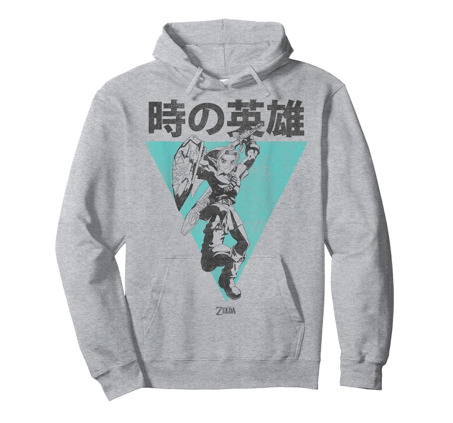 Nintendo Legend Of Zelda Link Kanji Triangle Poster T-Shirt