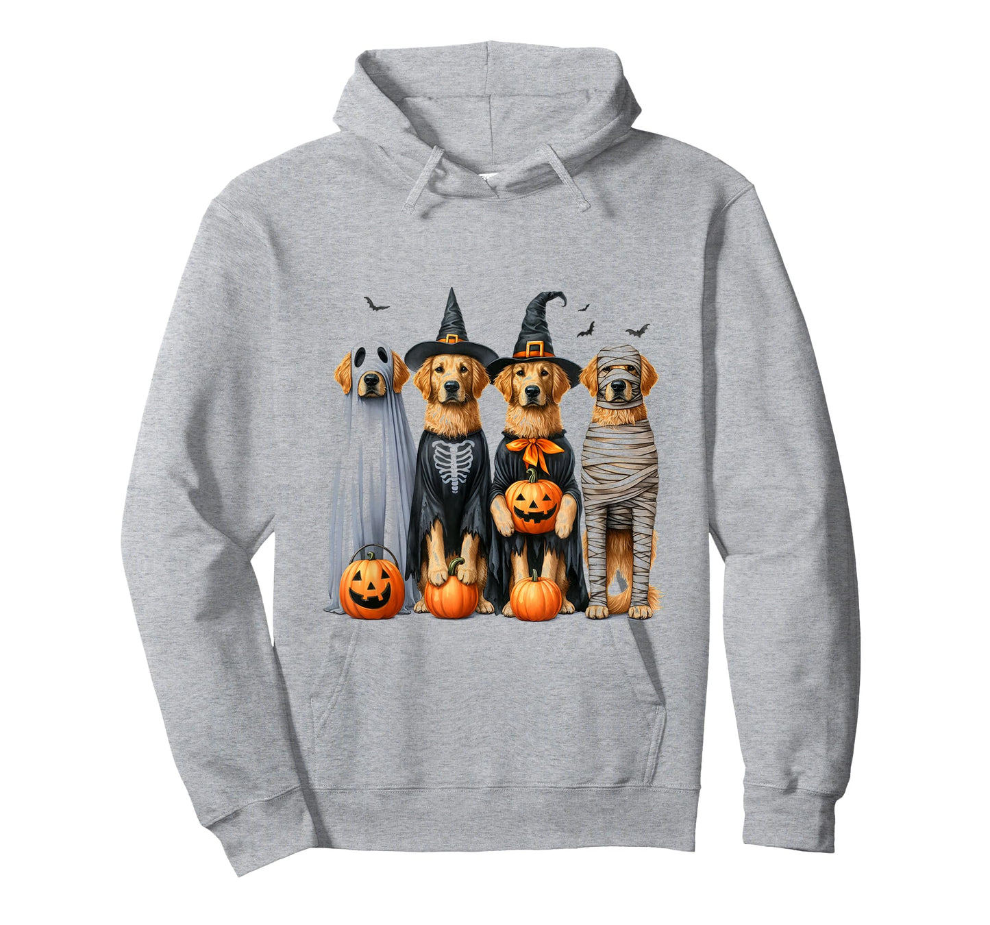 Golden Retriever Ghost Dog Funny Halloween T-Shirt