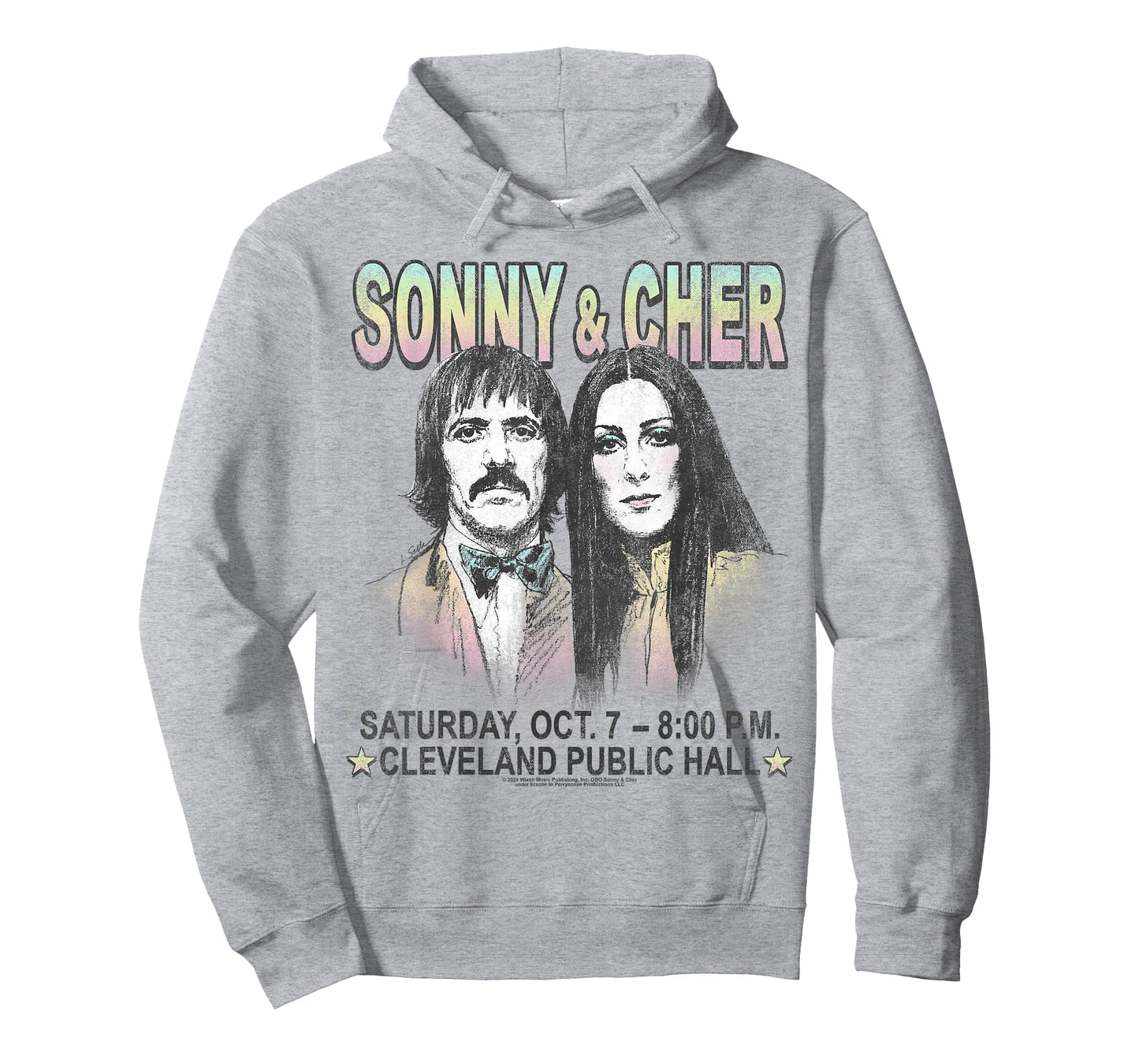 Sonny and Cher Cleveland Hall T-Shirt
