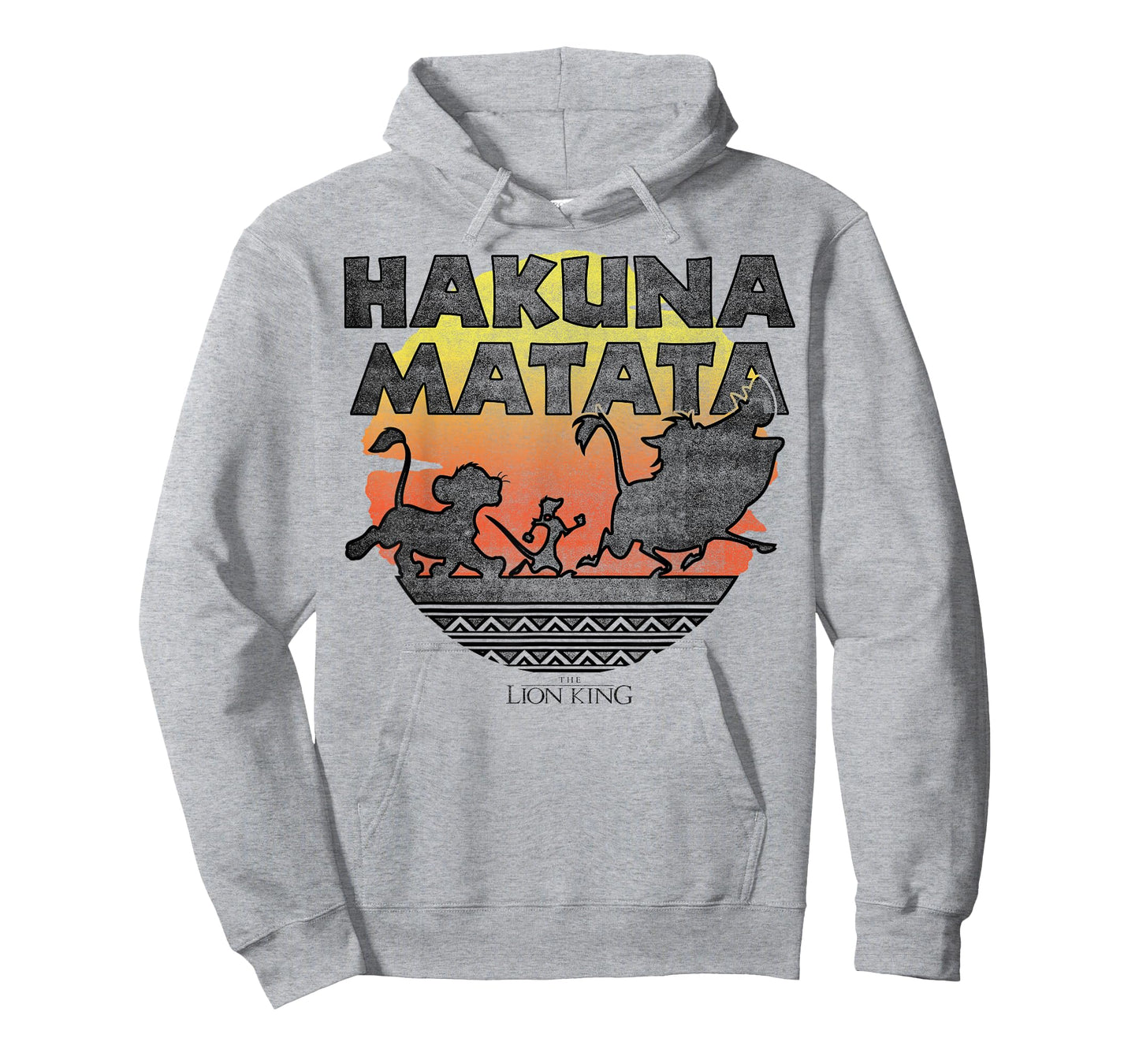 Disney The Lion King Hakuna Matata Sunset Silhouette Poster T-Shirt