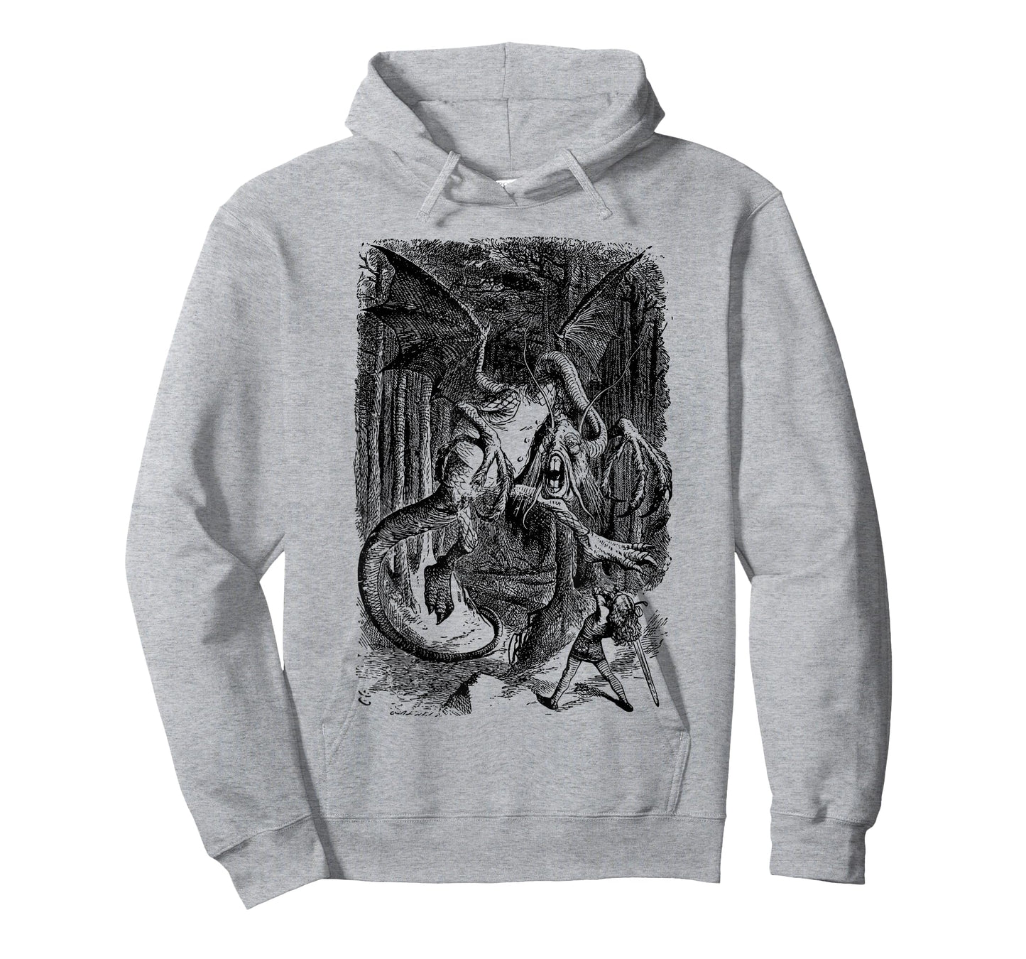 Big Texas Alice in Wonderland -The Jabberwocky T-Shirt T-Shirt