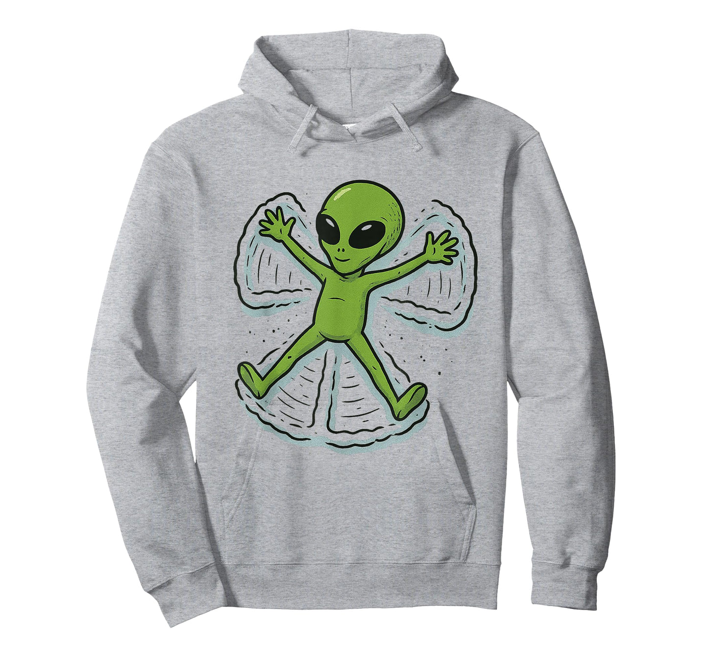 Christmas Alien Snowy Snow Men Women Kids T-Shirt