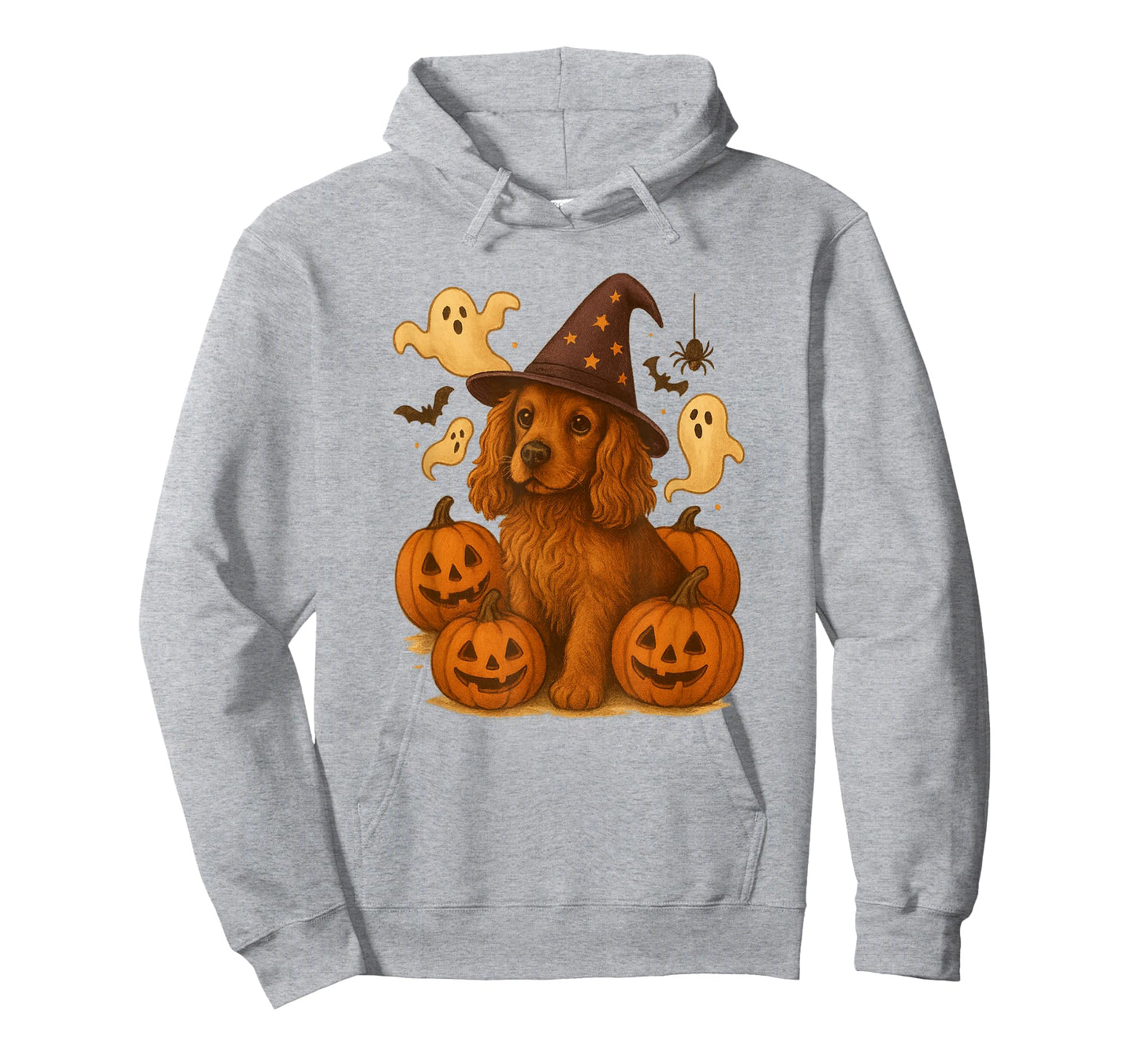 Halloween Themed Cocker Spaniel Dog T-Shirt