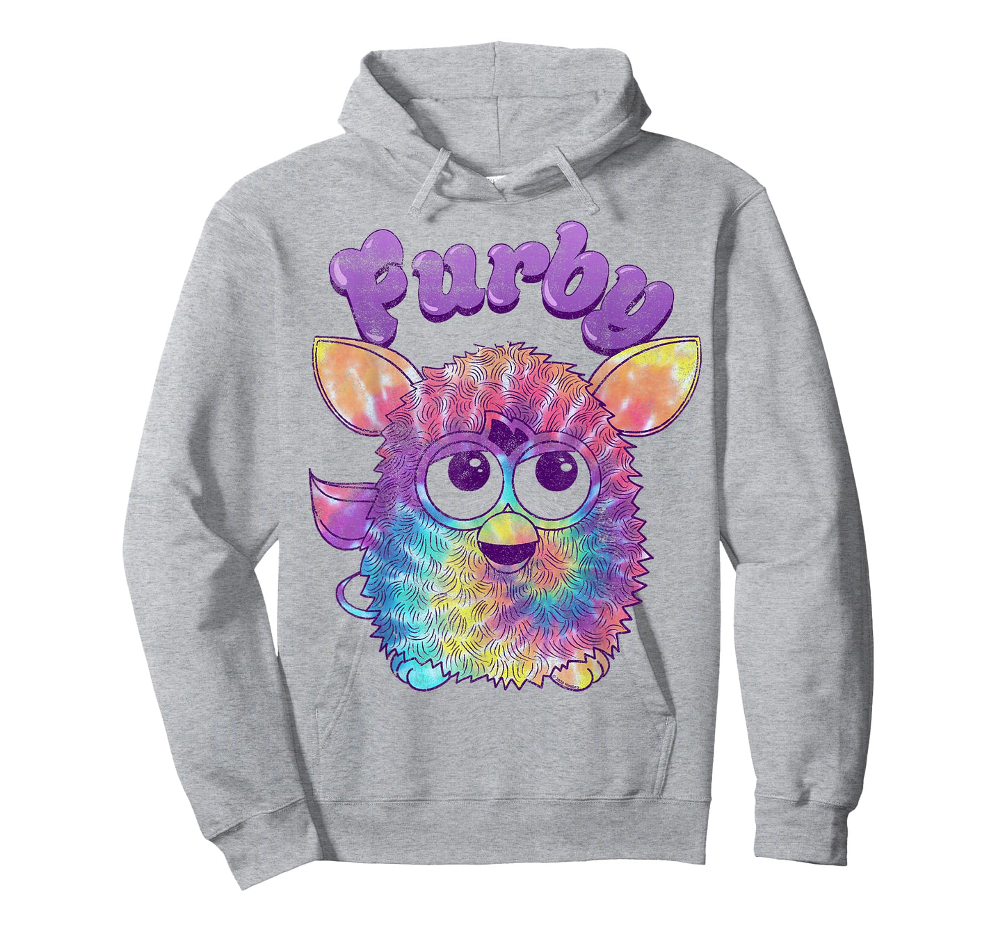 Furby Tie Dyed Cute Portrait Logo T-Shirt