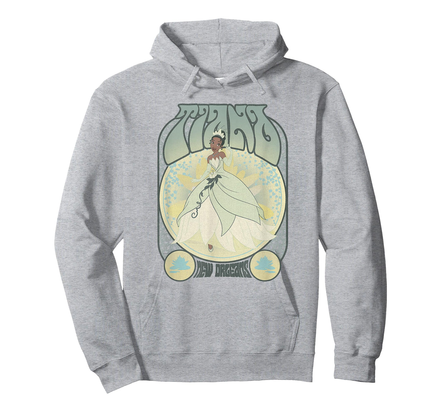 Disney The Princess & The Frog Tiana Seventies Retro Poster T-Shirt Small