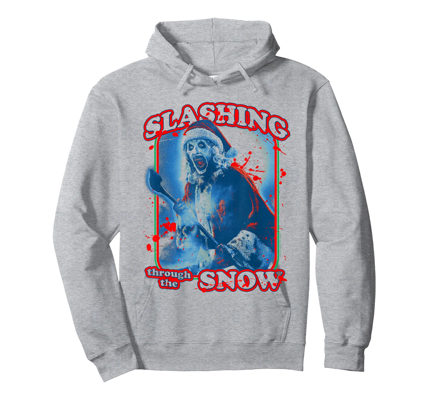 Terrifier Slashing Through The Snow Christmas Horror Movie T-Shirt