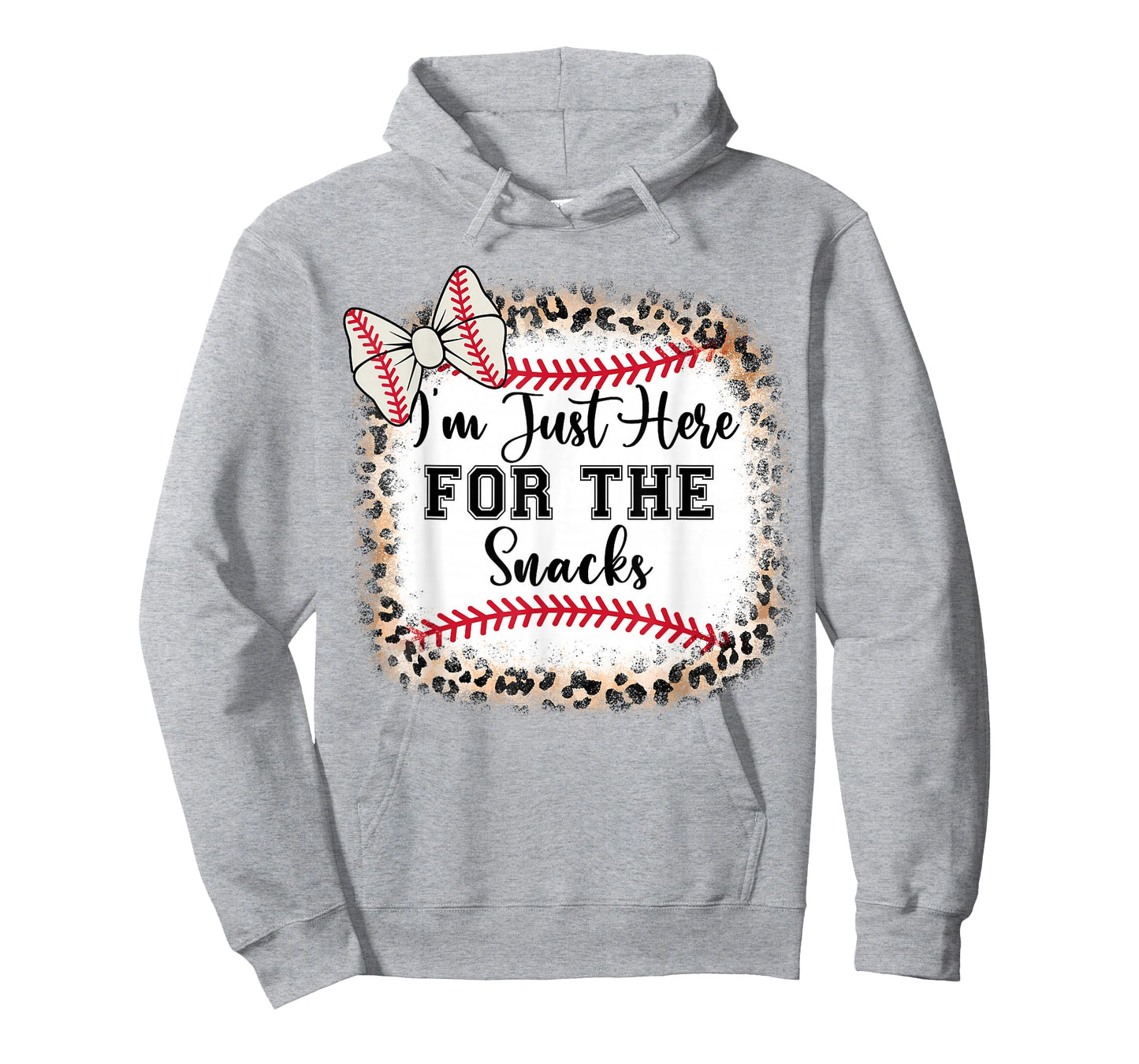 Girl I'm Just Here For Snacks Baseball Sister Toddler Youth T-Shirt