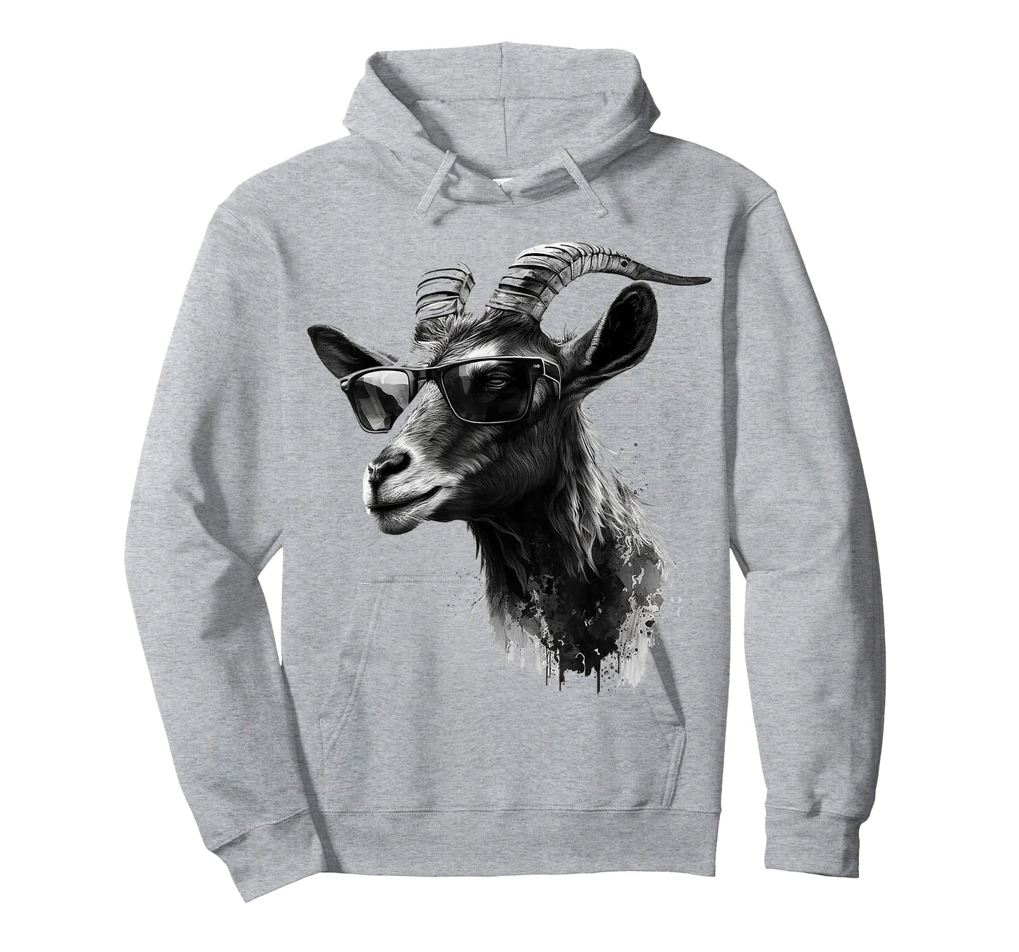 Goat Sunglasses Art Animal Motif Goat T-Shirt