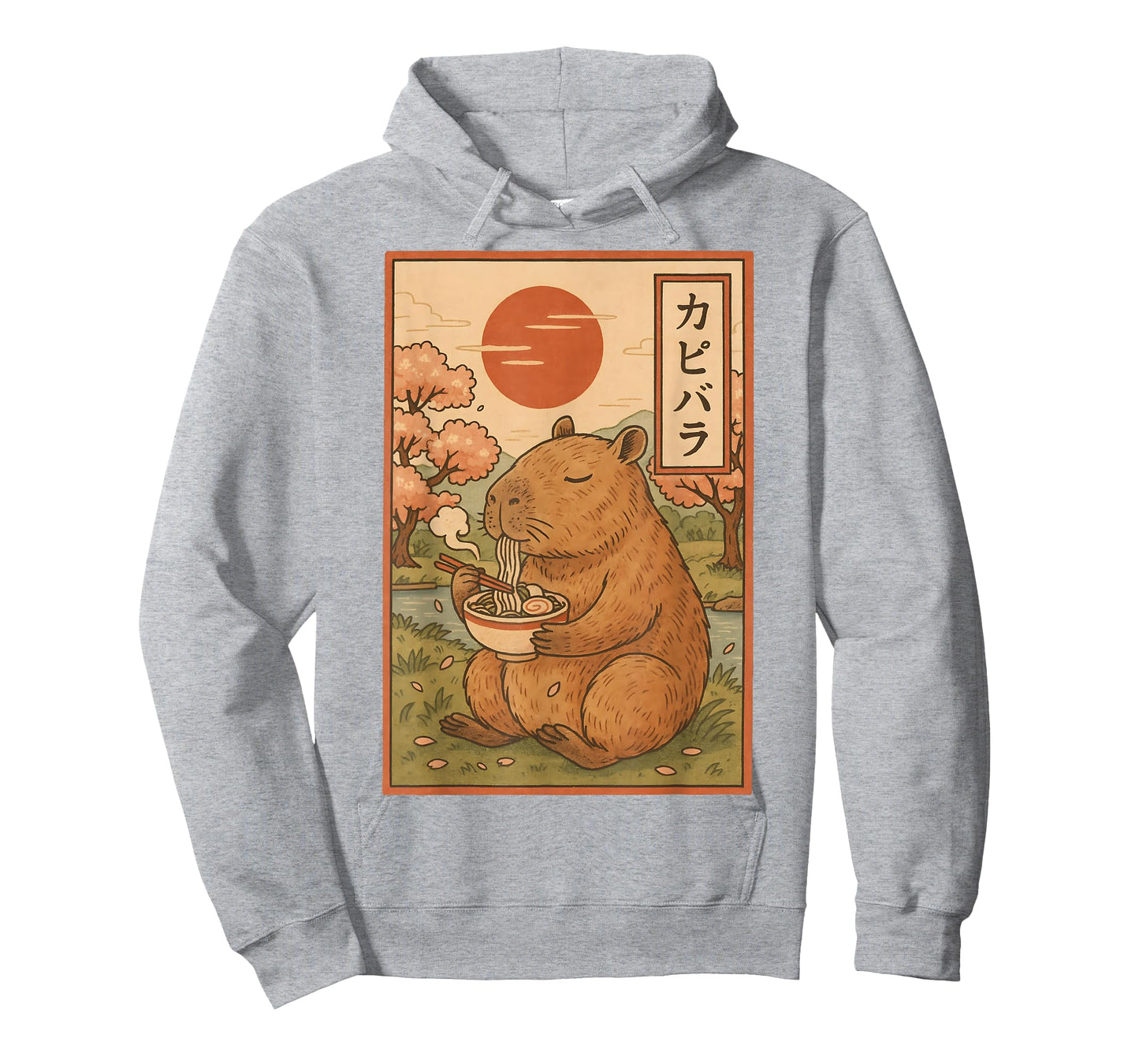 Cute Capybara Ramen japanesse Anime Kawaii Kids Men Women T-Shirt