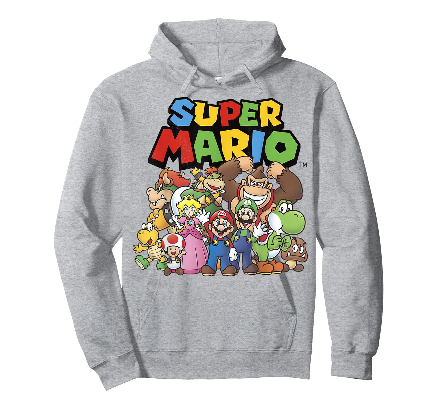 Super Mario Full Cast Group Shot Classic Graphic T-Shirt T-Shirt