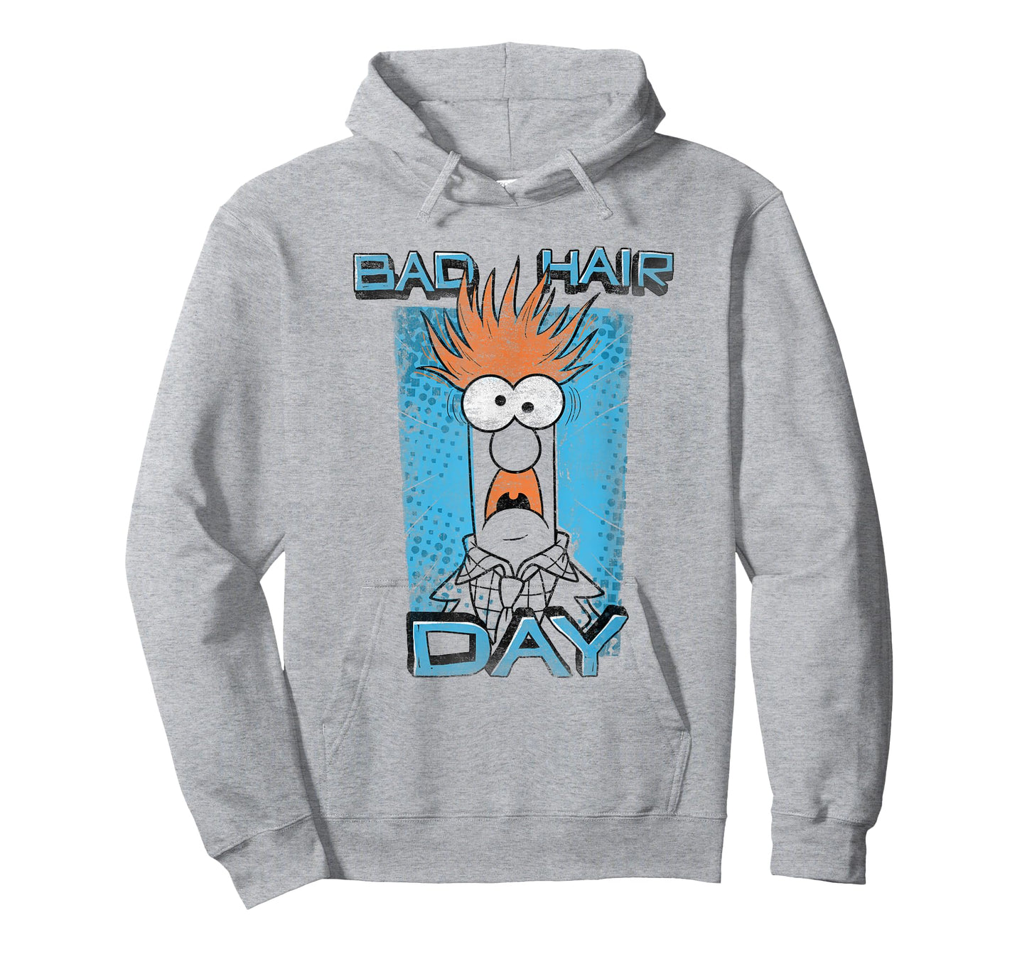 Disney The Muppets Beaker Bad Hair Day Retro Chest Portrait T-Shirt