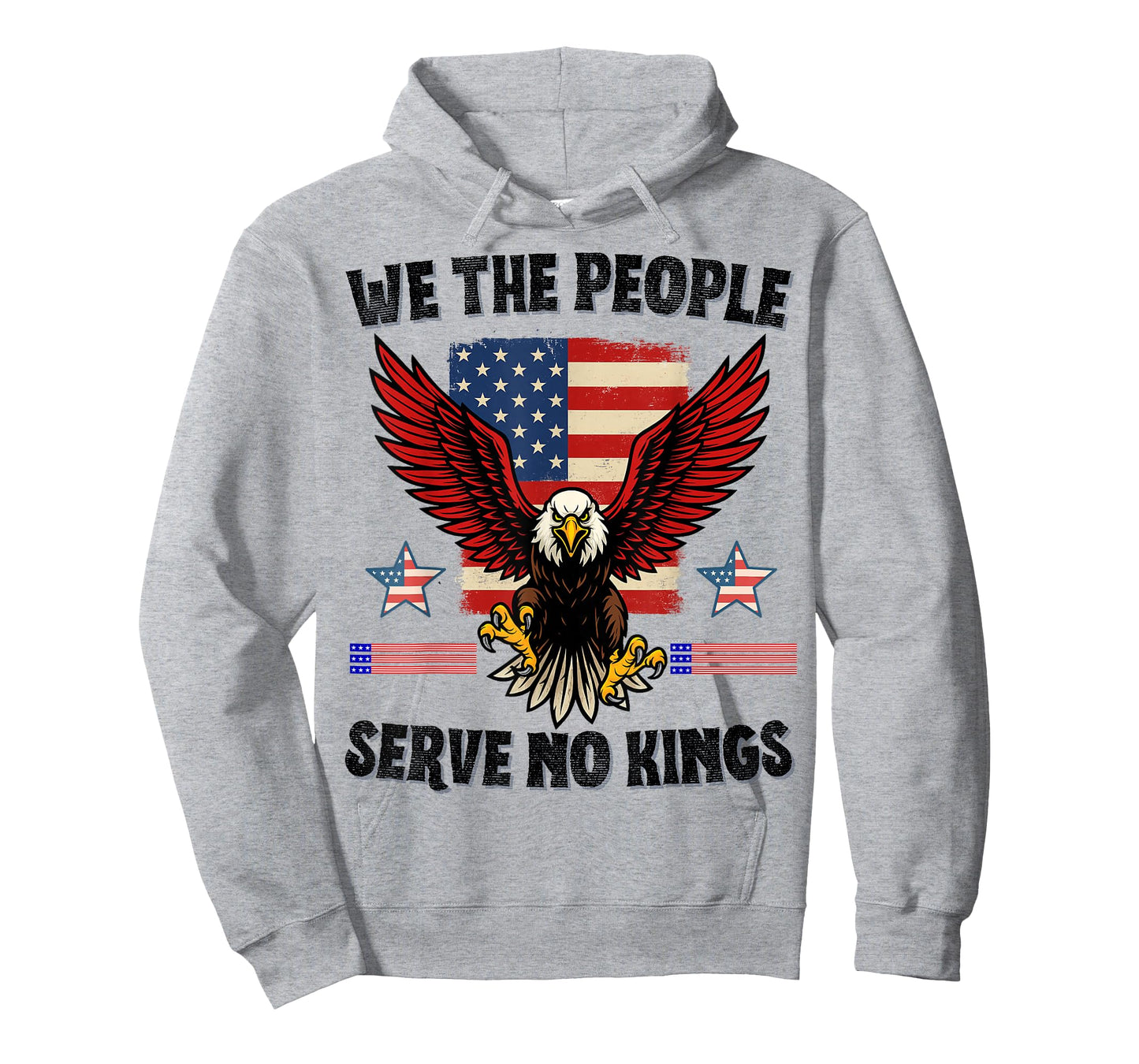 Serve No Kings Patriotic Freedom Anti Tyranny Liberty Quote T-Shirt