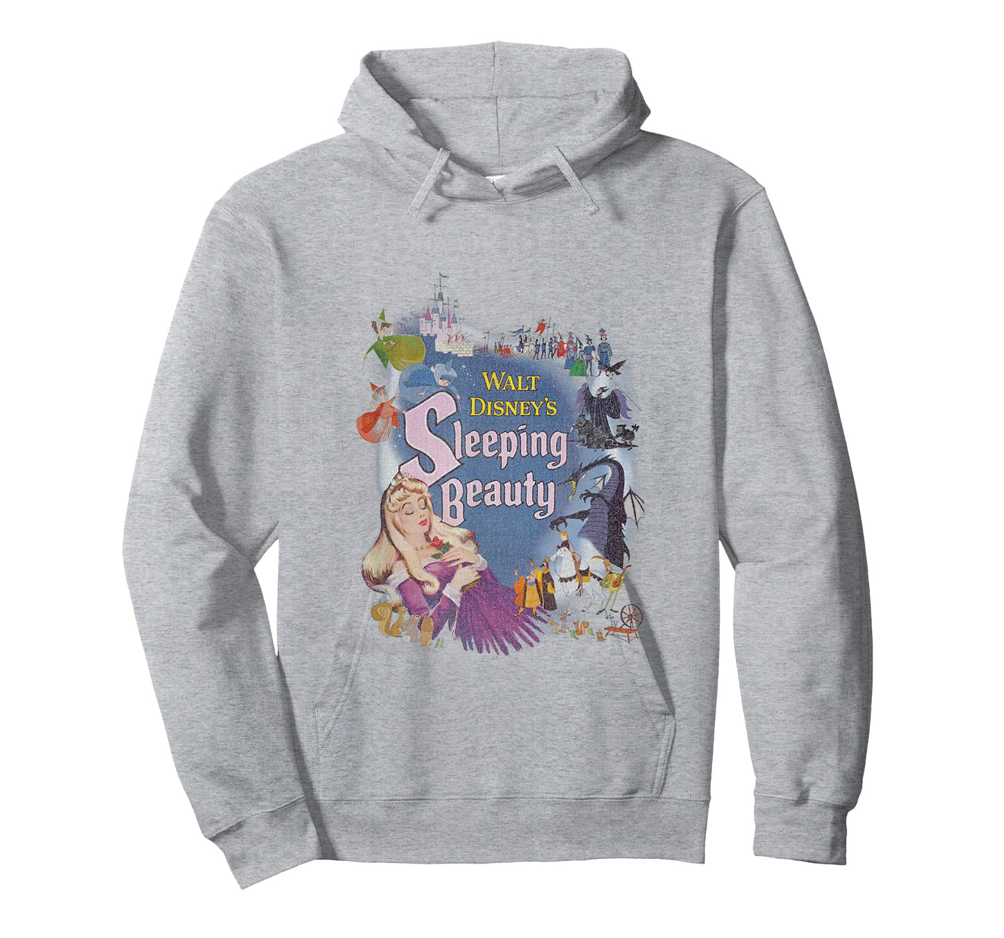 Disney Sleeping Beauty Classic Icons Movie Poster T-Shirt Small