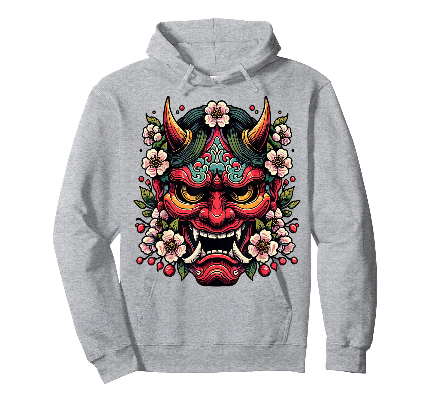 Hannya Oni Mask Devil Yokai Japanese Demon Oni Mask T-Shirt