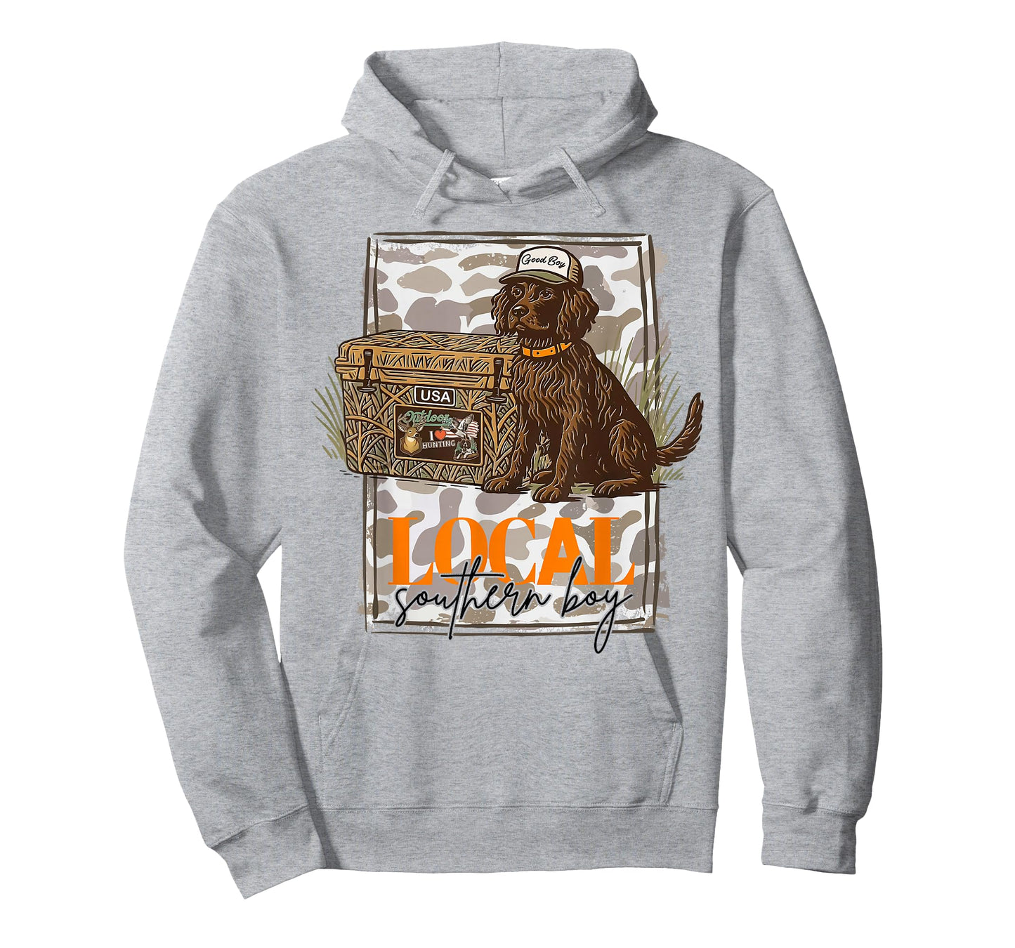 Local Southern Boy Boykin Spaniel Dog Duck Hunting Outdoor T-Shirt