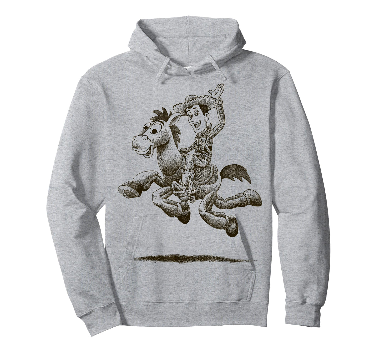 Disney Pixar Toy Story Woody Bullseye Sketch Graphic T-Shirt T-Shirt
