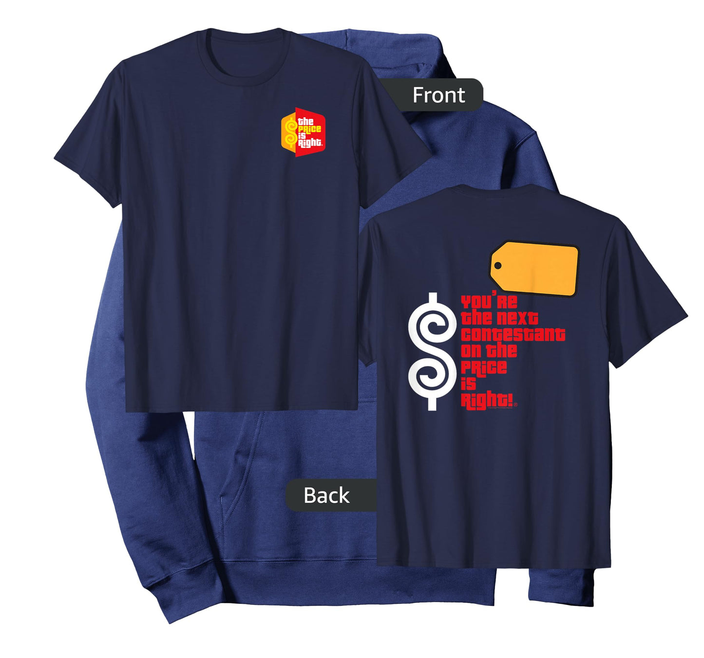 Price is Right T-Shirt: You're the Next Contestant - Unisex-Adults, Blue, Small