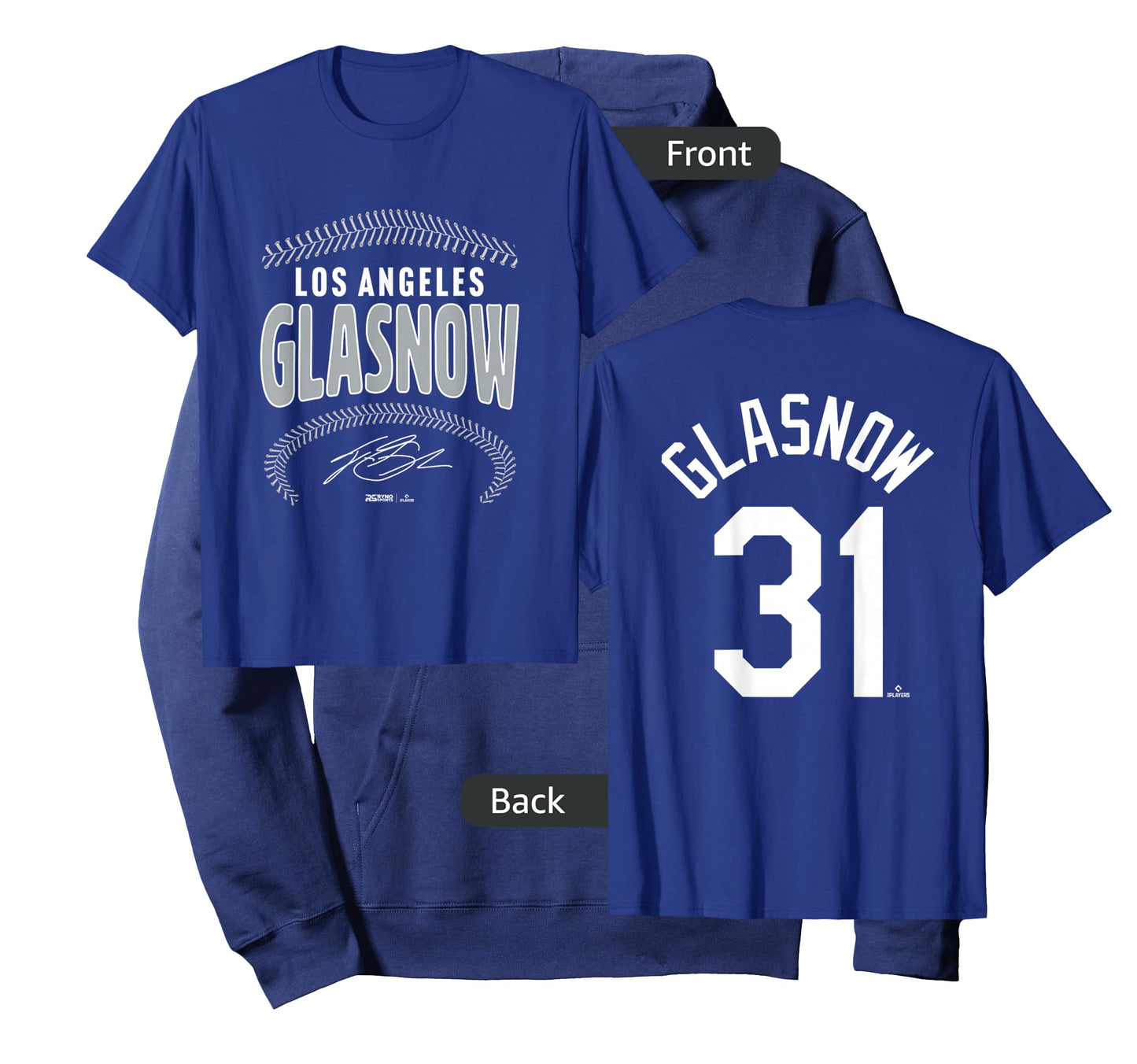 Tyler Glasnow Los Angeles Name & Number (Front & Back) T-Shirt