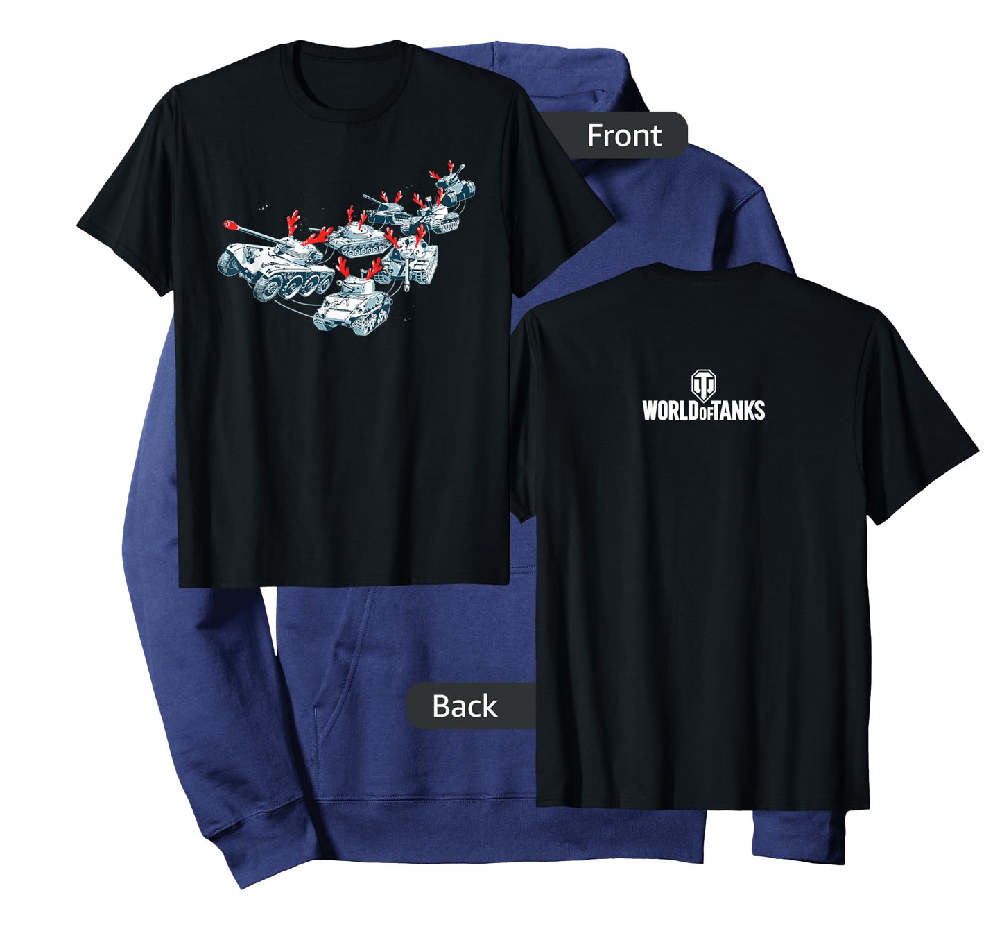 World of Tanks Santa's Tankdeer Harness T-Shirt