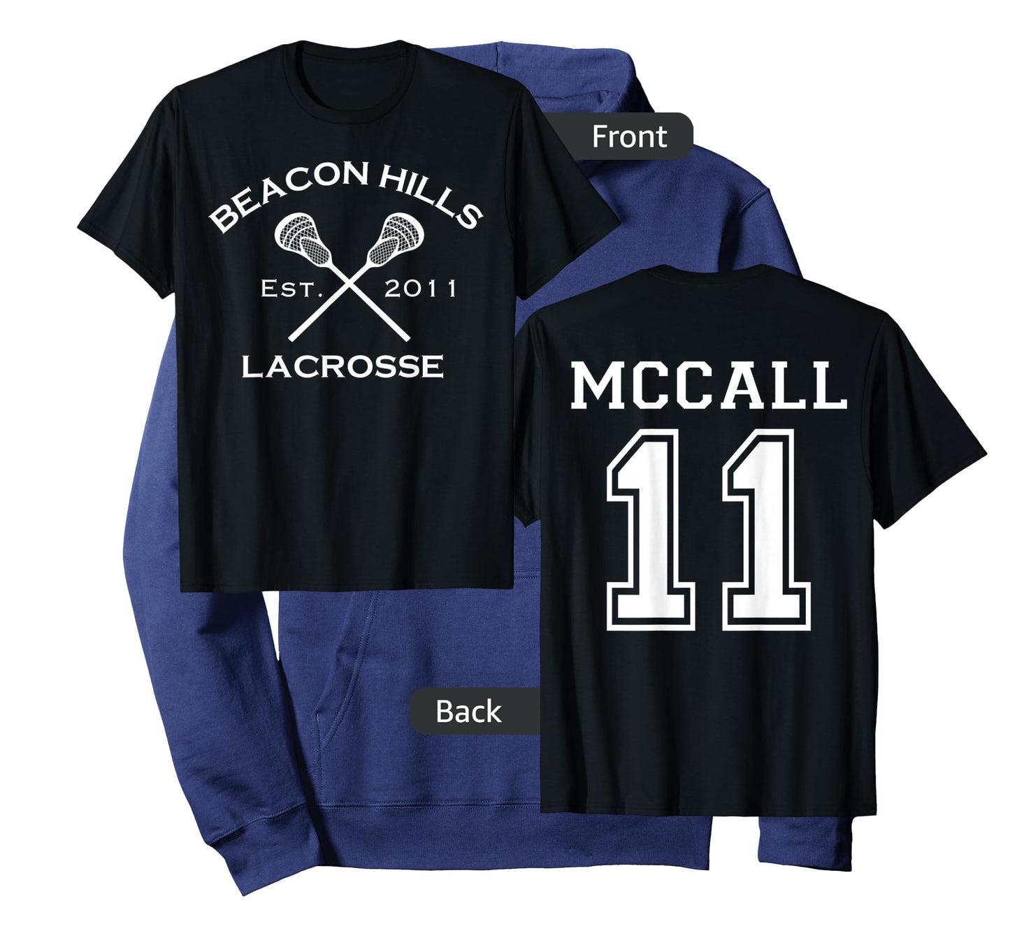 Beacon Hills Lacrosse McCall 11 Teen Wolf Inspired TShirt T-Shirt