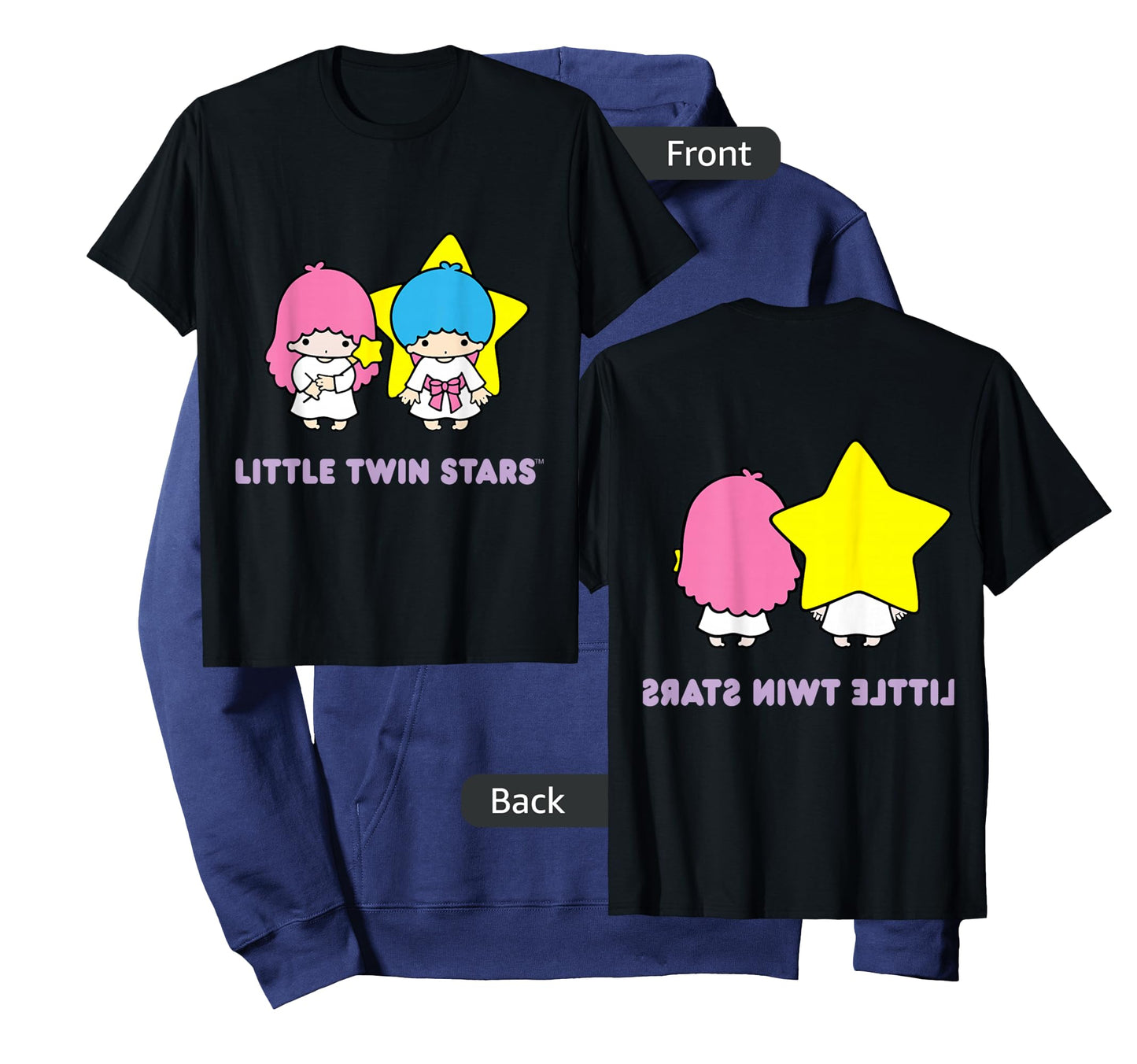 LittleTwinStars Character Front and Back T-Shirt