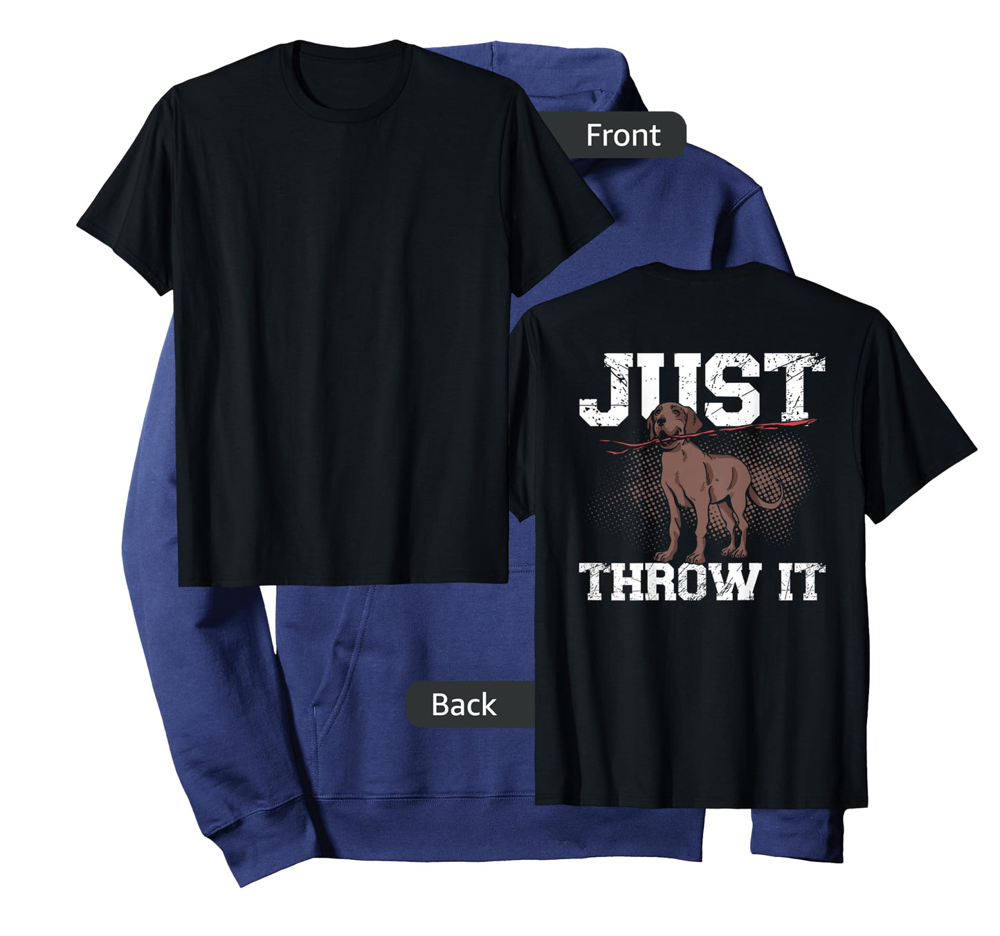 Just Throw It Backprint T-Shirt