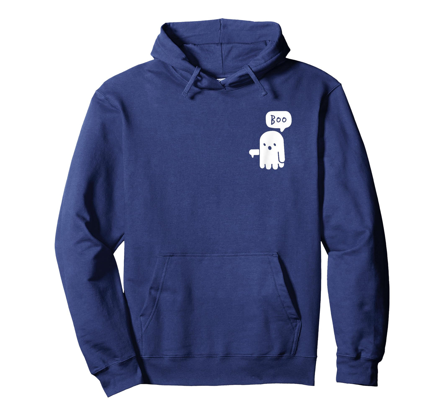 Cute Little Thumbs Down Ghost Screaming Boo Disapproval T-Shirt