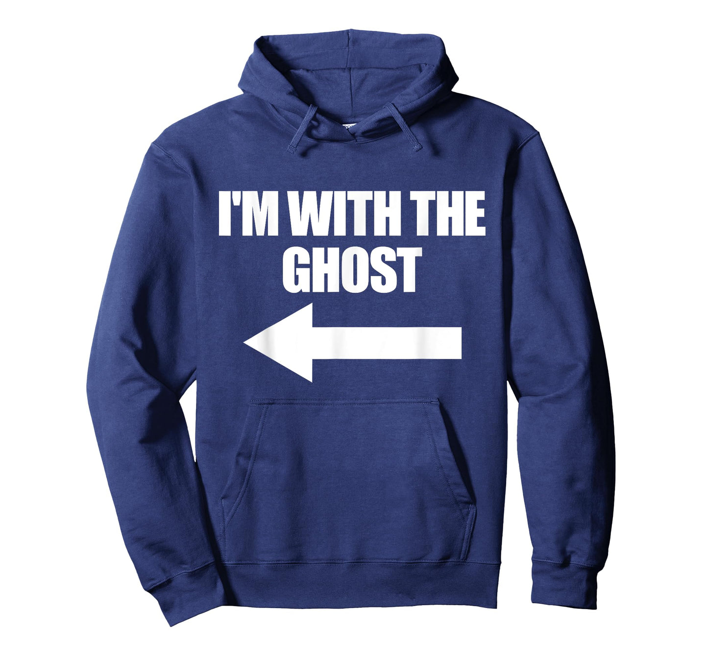 I'm With The Ghost Halloween Matching Ghost Costume T-Shirt