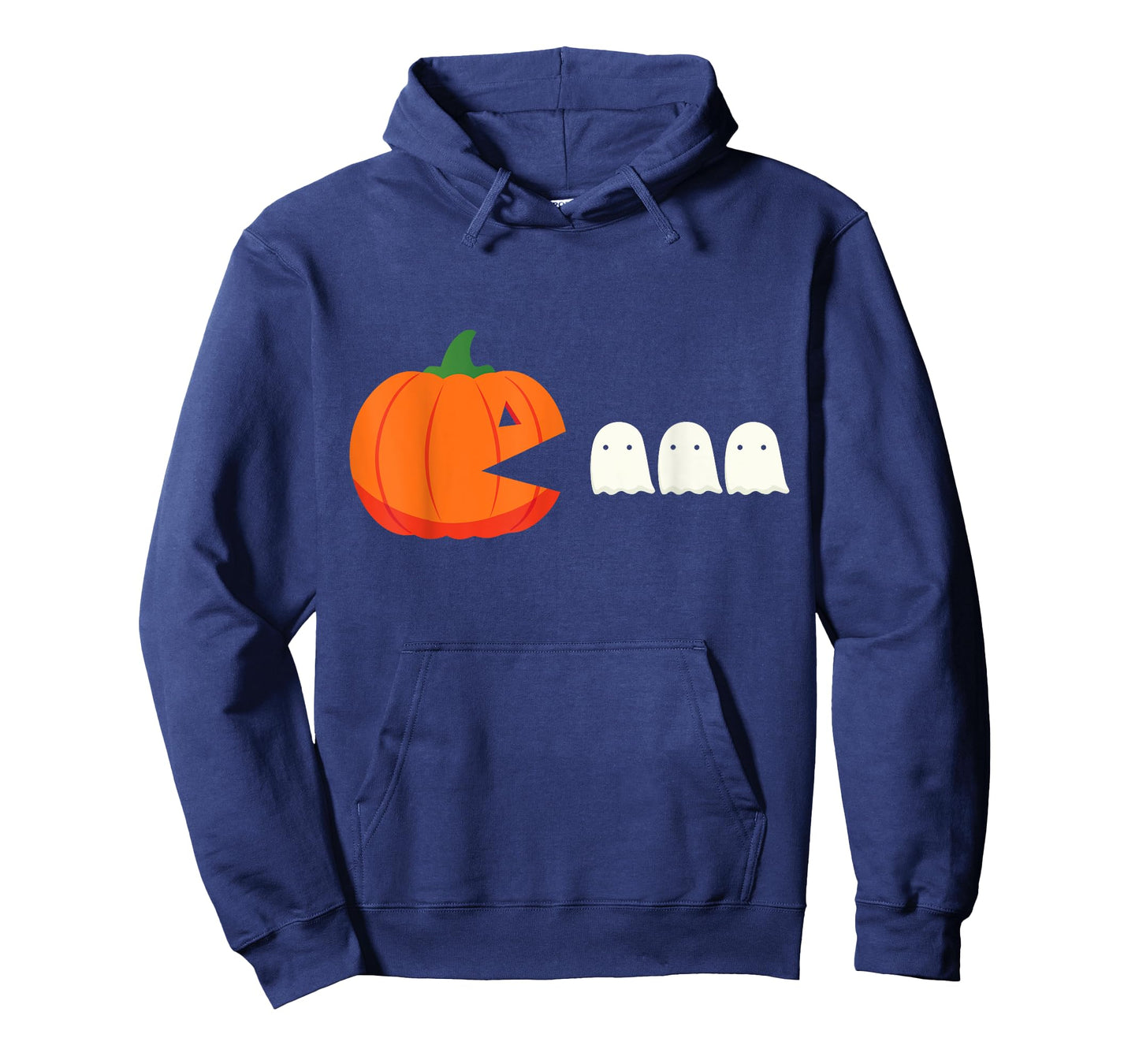 Happy Halloween Pumpkin eating Ghosts Retro Gaming Gamer T-Shirt