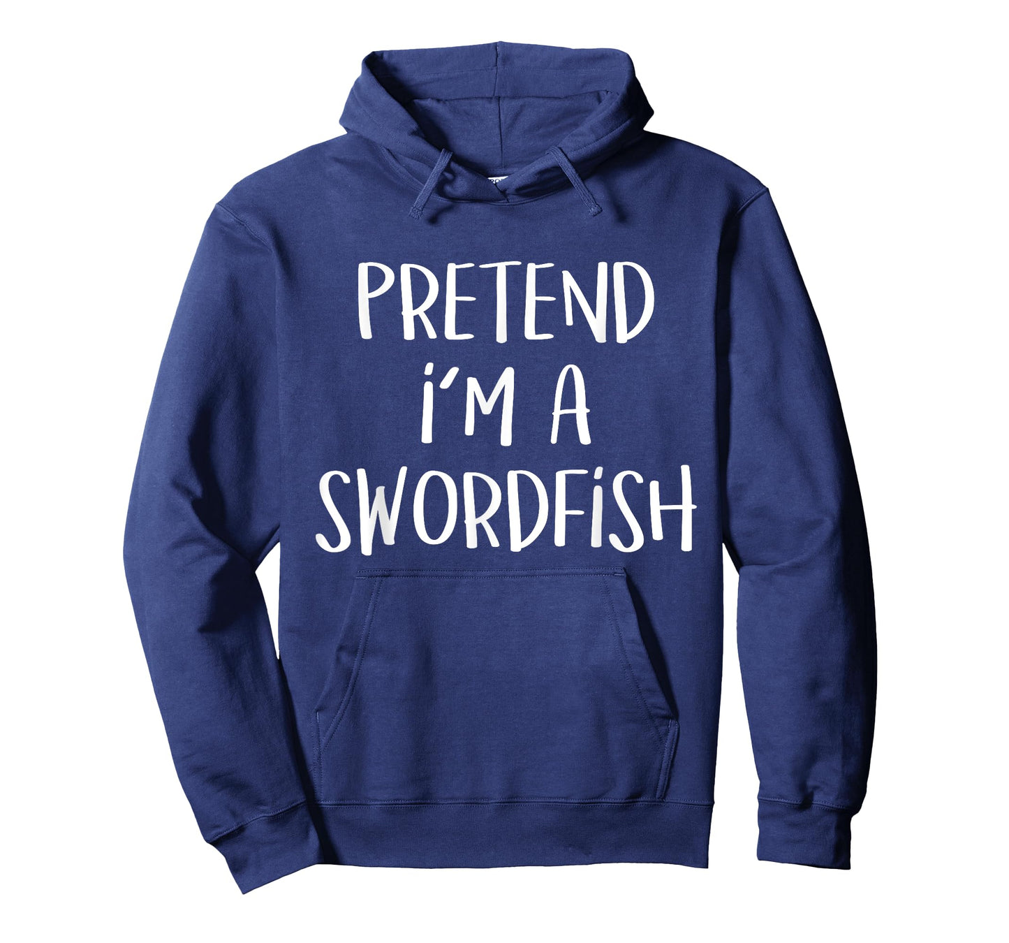 Pretend I'm A Swordfish Costume Funny Fish Halloween Party T-Shirt