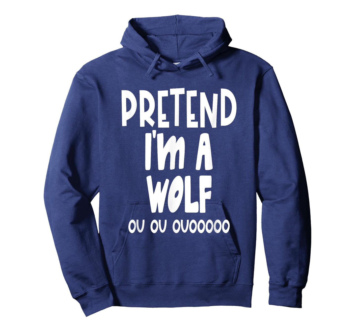 Fun Pretend Wolf Shirt - Lazy Halloween Wolf Costume T-Shirt