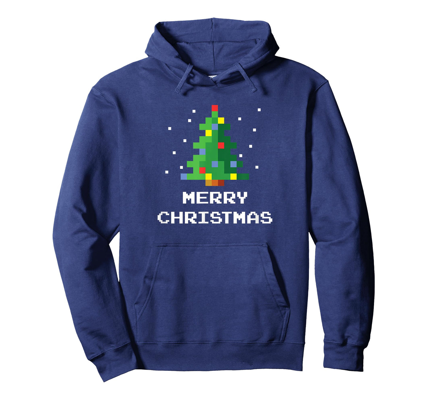 Merry Christmas Pixel Art 8-Bit Video Game Christmas Tree T-Shirt