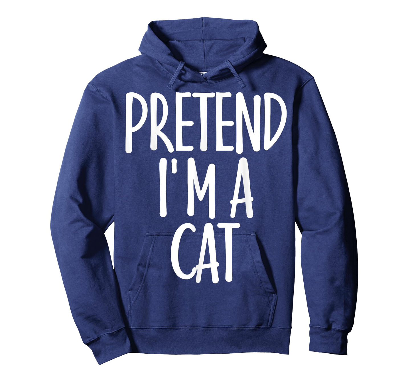 Easy Pretend I'm Cat Costume Gift Cute Halloween T-Shirt for Men Women Kids