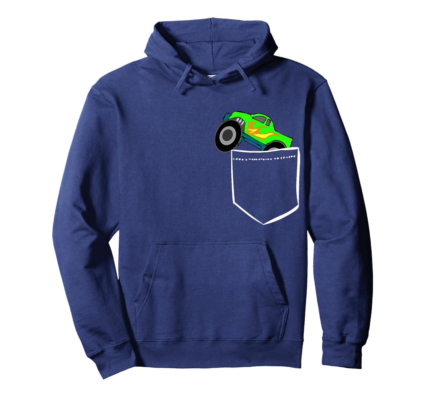 Monsters Truck Pocket Racing Big Cars T-Shirts Gifts T-Shirt