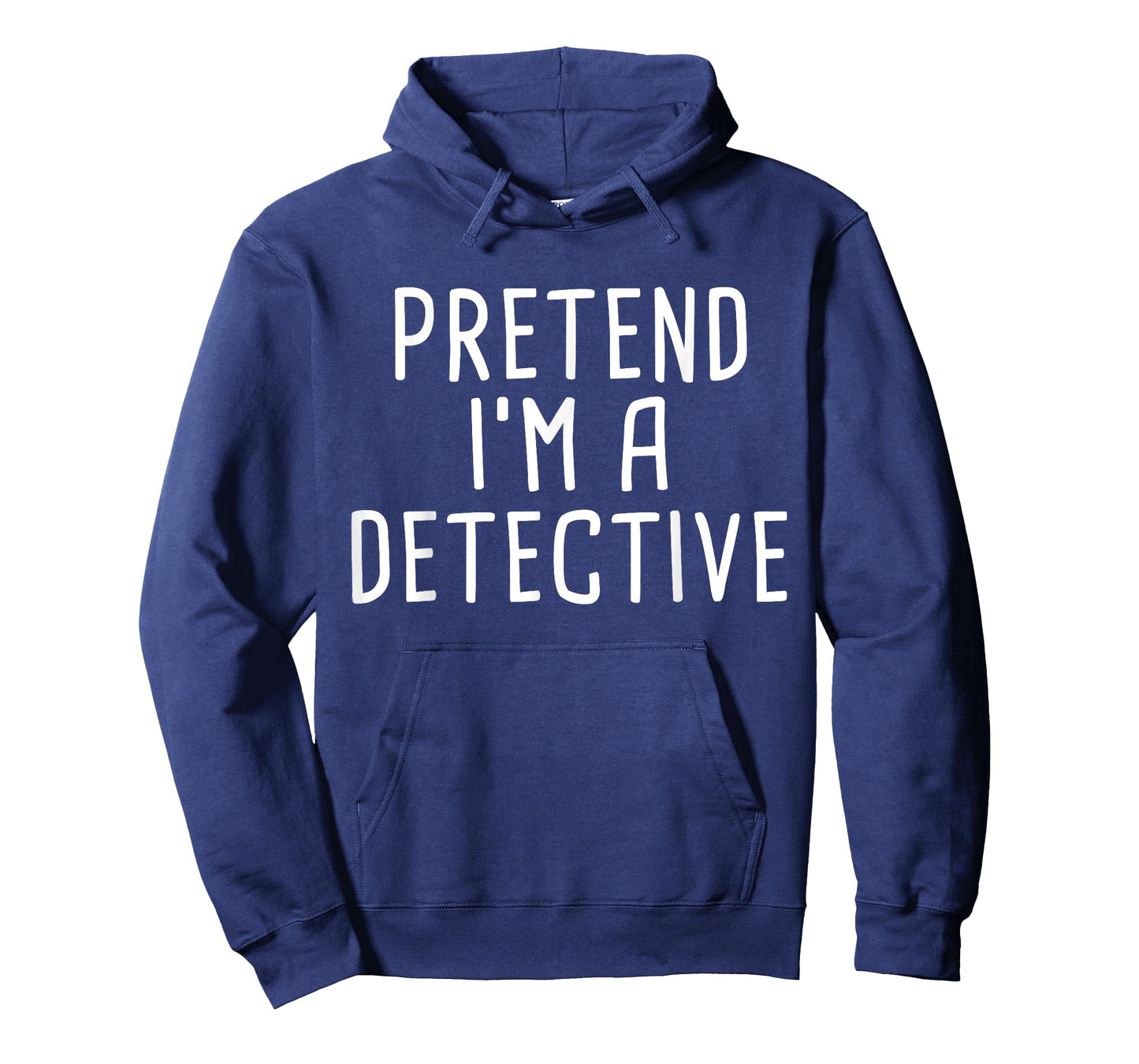 Pretend I'm A Detective Funny Lazy Halloween Costume T-Shirt