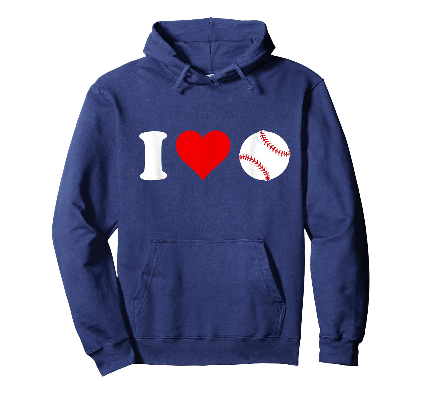 I Love Baseball Sports Fan Heart Shaped Baseball Fan T-Shirt