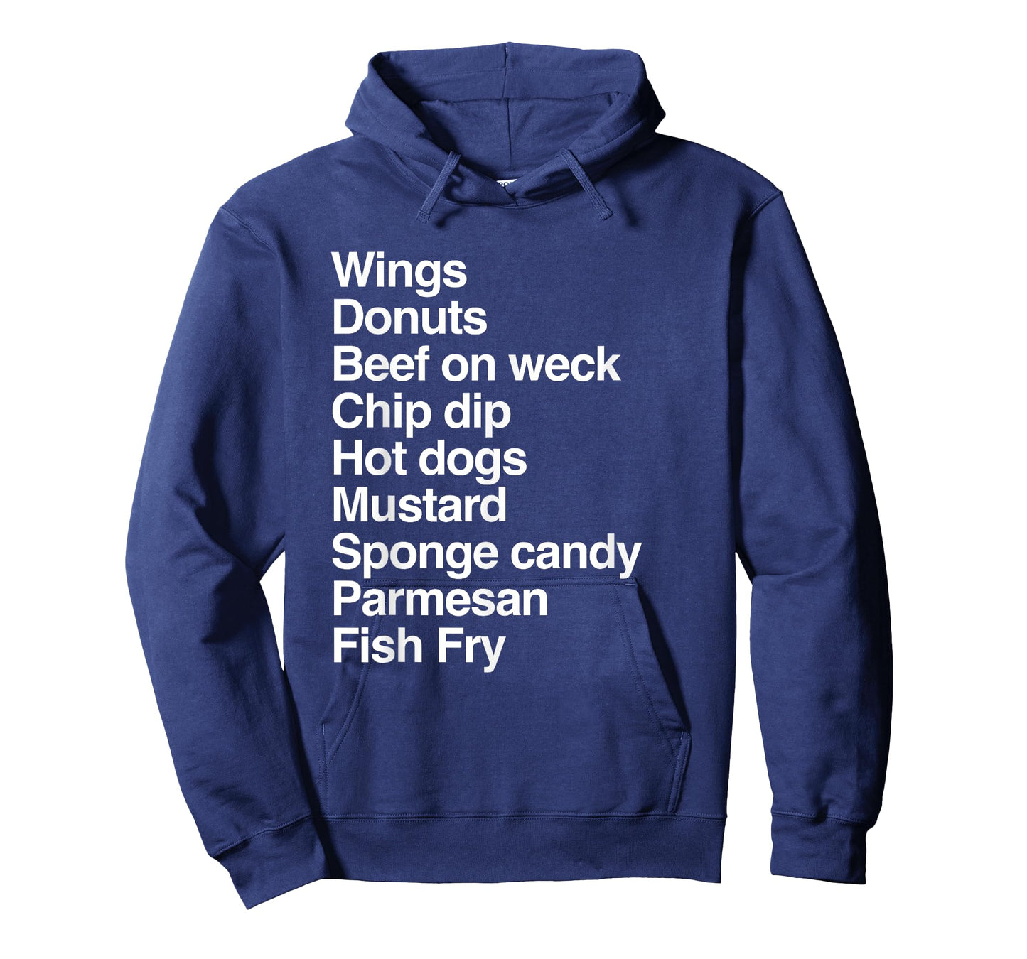 Wings Beef on Weck Sponge Candy Mustard Buffalo NY T-Shirt