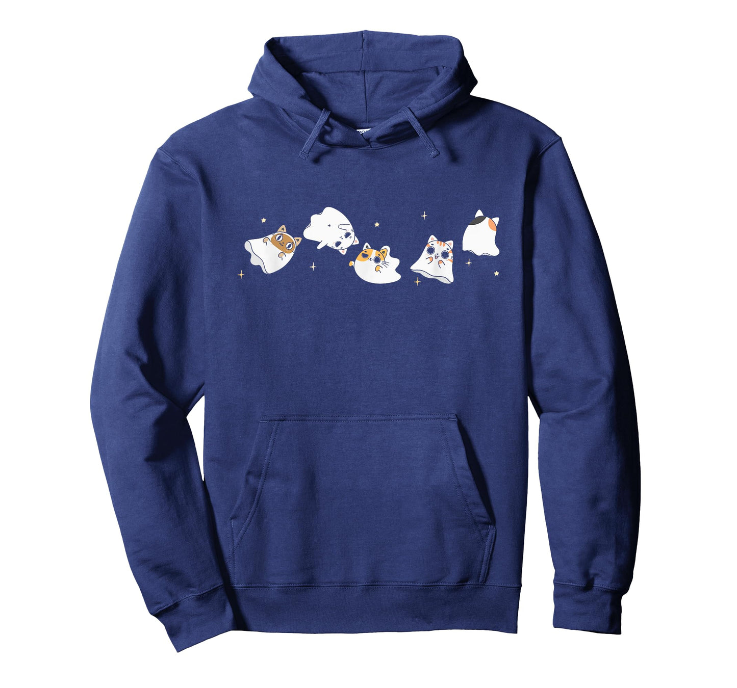 Cat Ghost Halloween Costume Spooky Cute Kawaii Animal T-Shirt