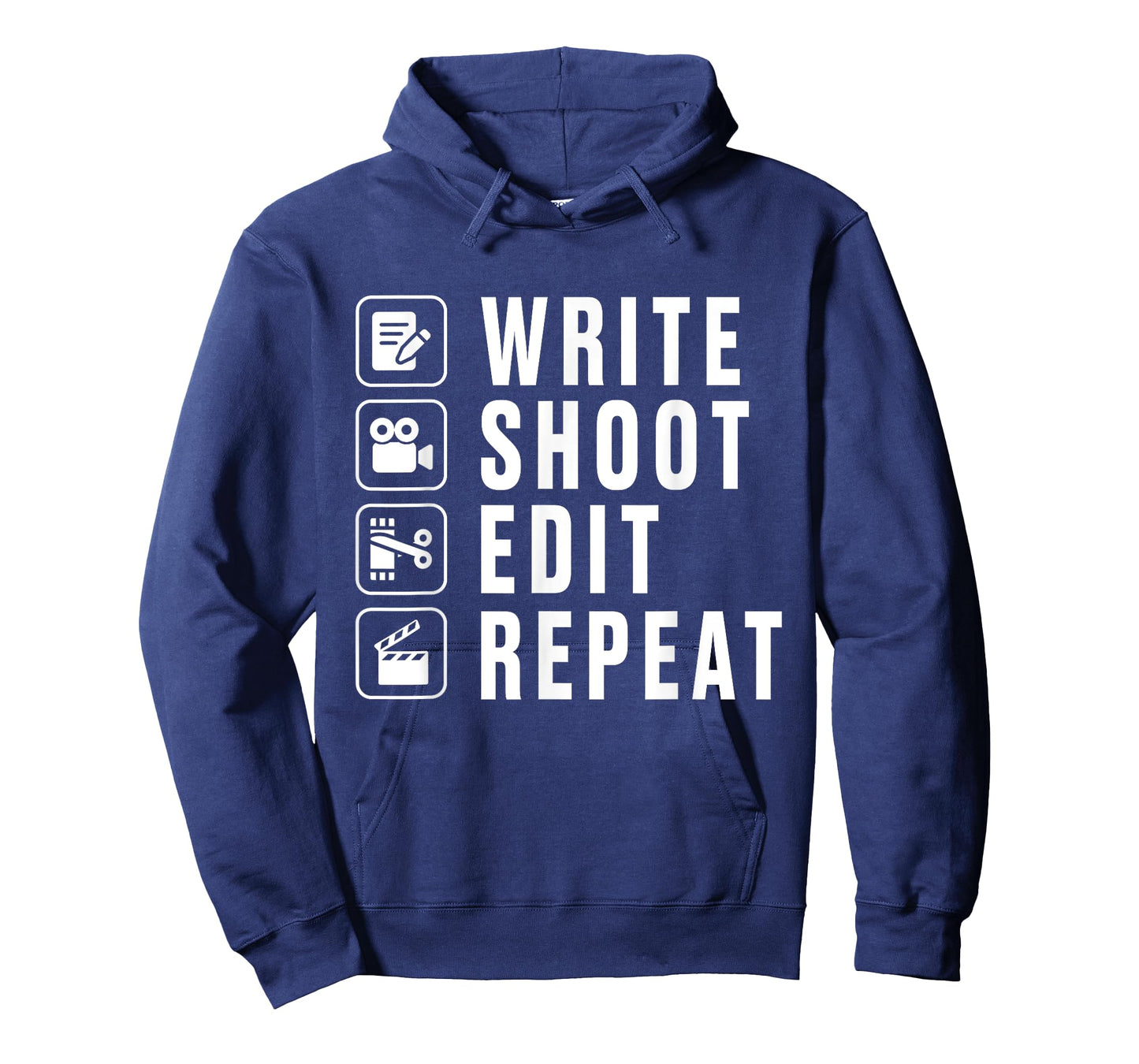 Write Shoot Edit Repeat Filmmaker Movie Director Filmmaking T-Shirt
