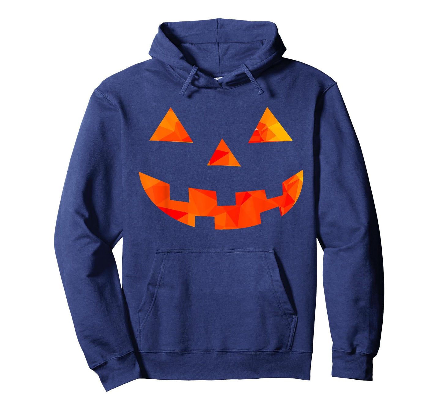 Pumpkin Face Halloween Costume T-Shirt Orange Glow