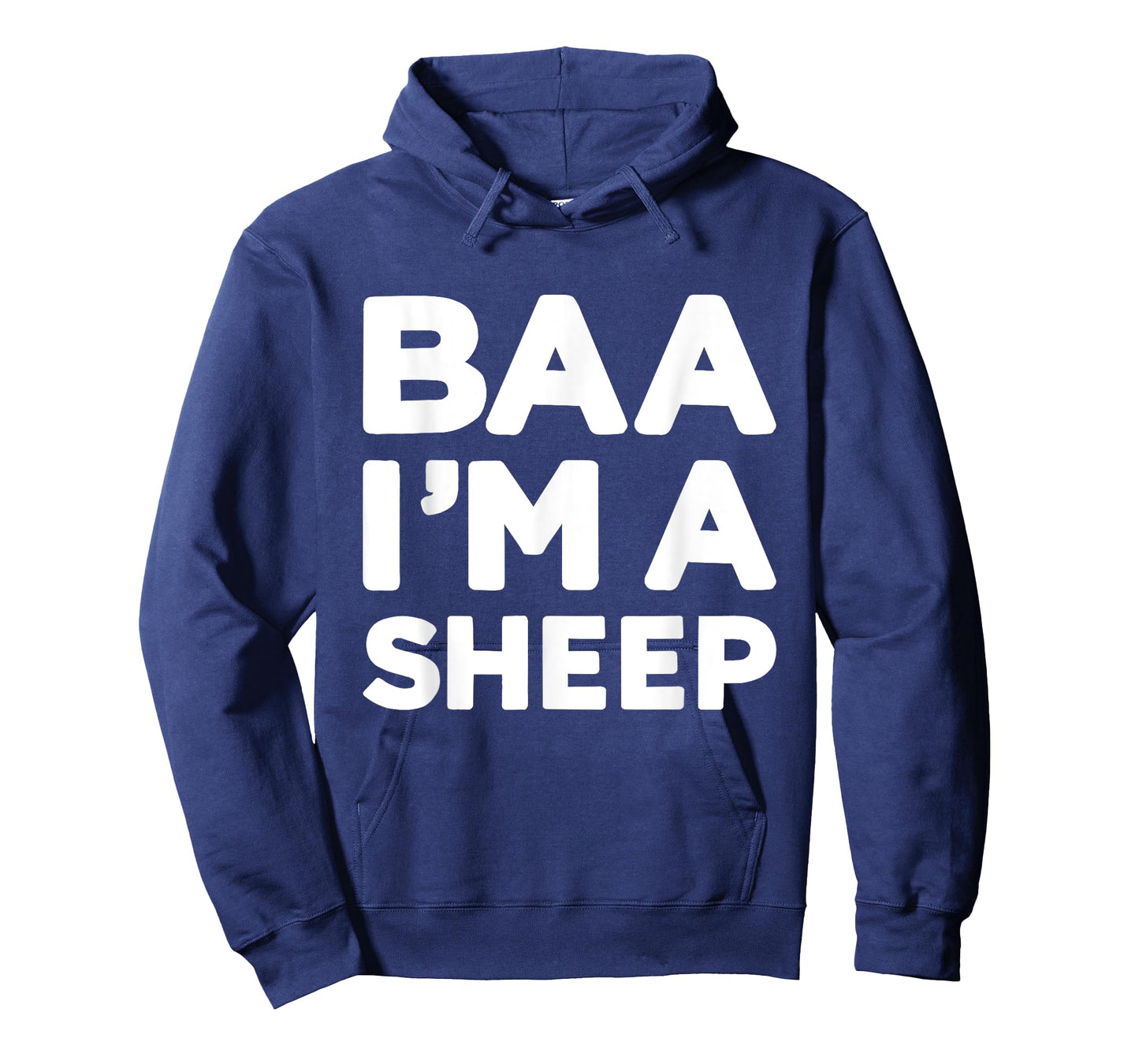Baa Im a sheep funny lazy DIY costume for halloween party T-Shirt