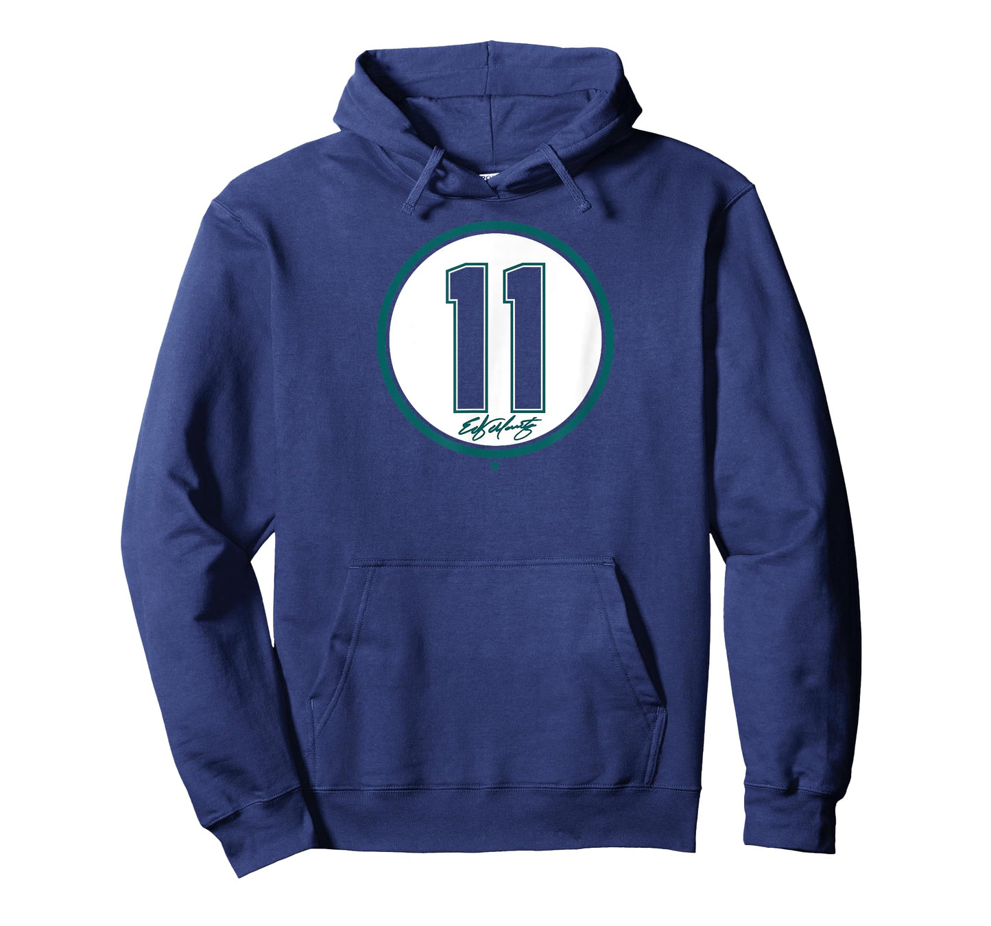 Edgar Martinez - Number Circle - Seattle Baseball T-Shirt